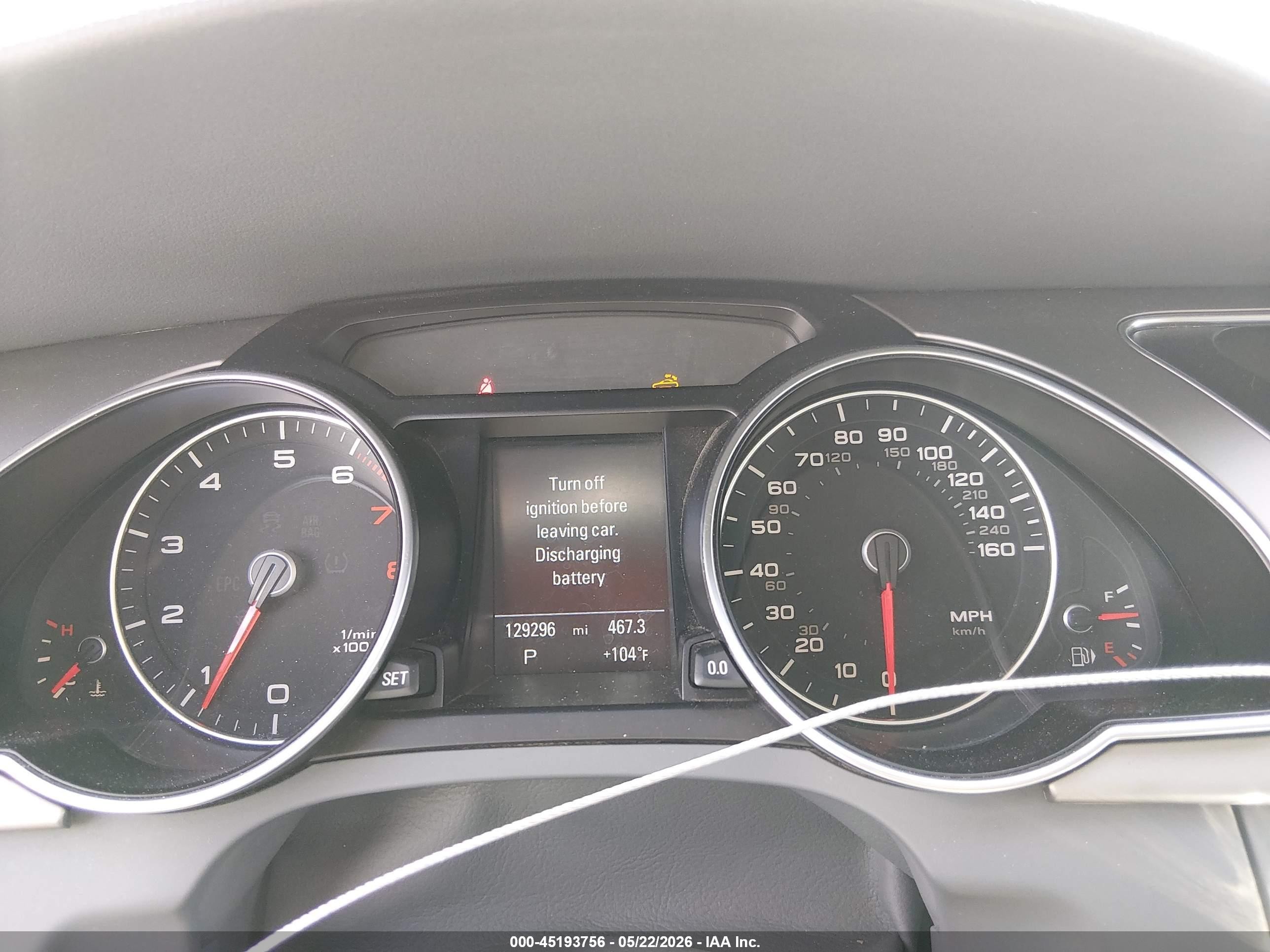 2013 Audi A5 2.0t Premium Gray vin: WAULFAFHXDN013178