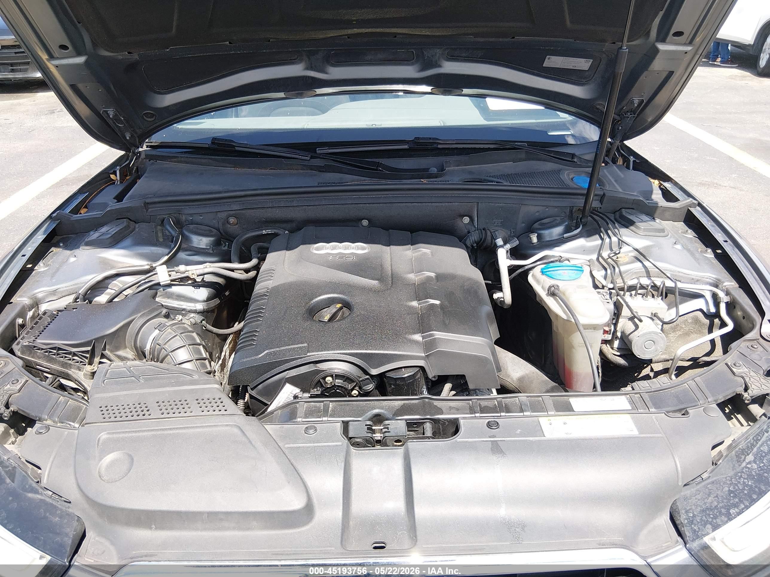 2013 Audi A5 2.0t Premium Gray vin: WAULFAFHXDN013178
