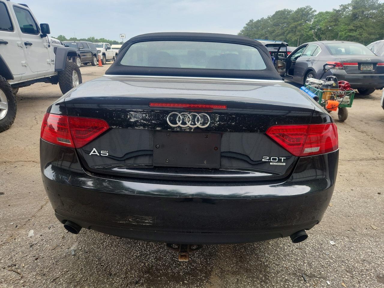 2014 Audi A5 Premium Plus Black vin: WAULFAFHXEN000917