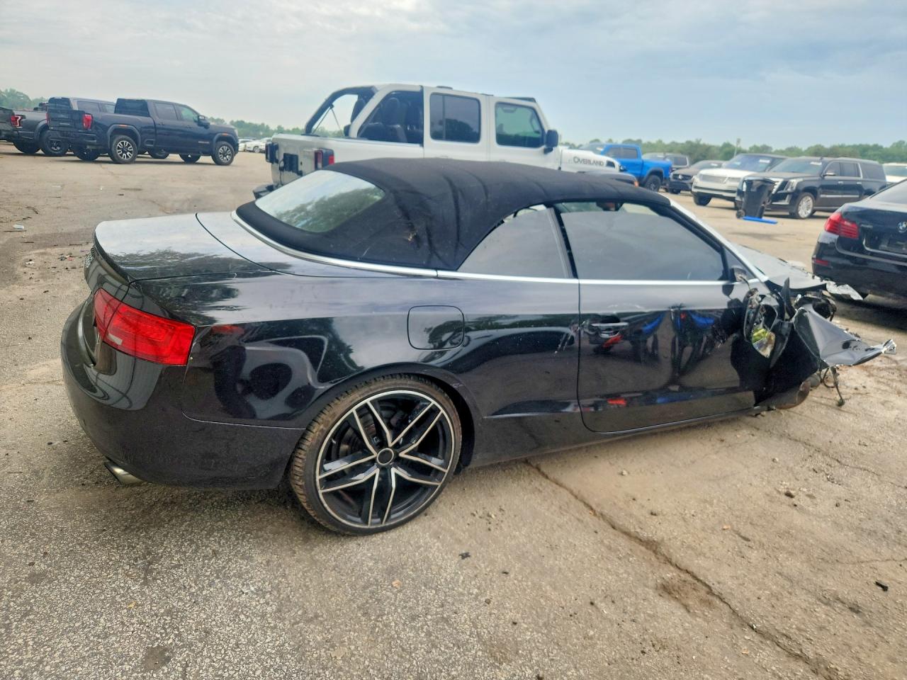 2014 Audi A5 Premium Plus Black vin: WAULFAFHXEN000917