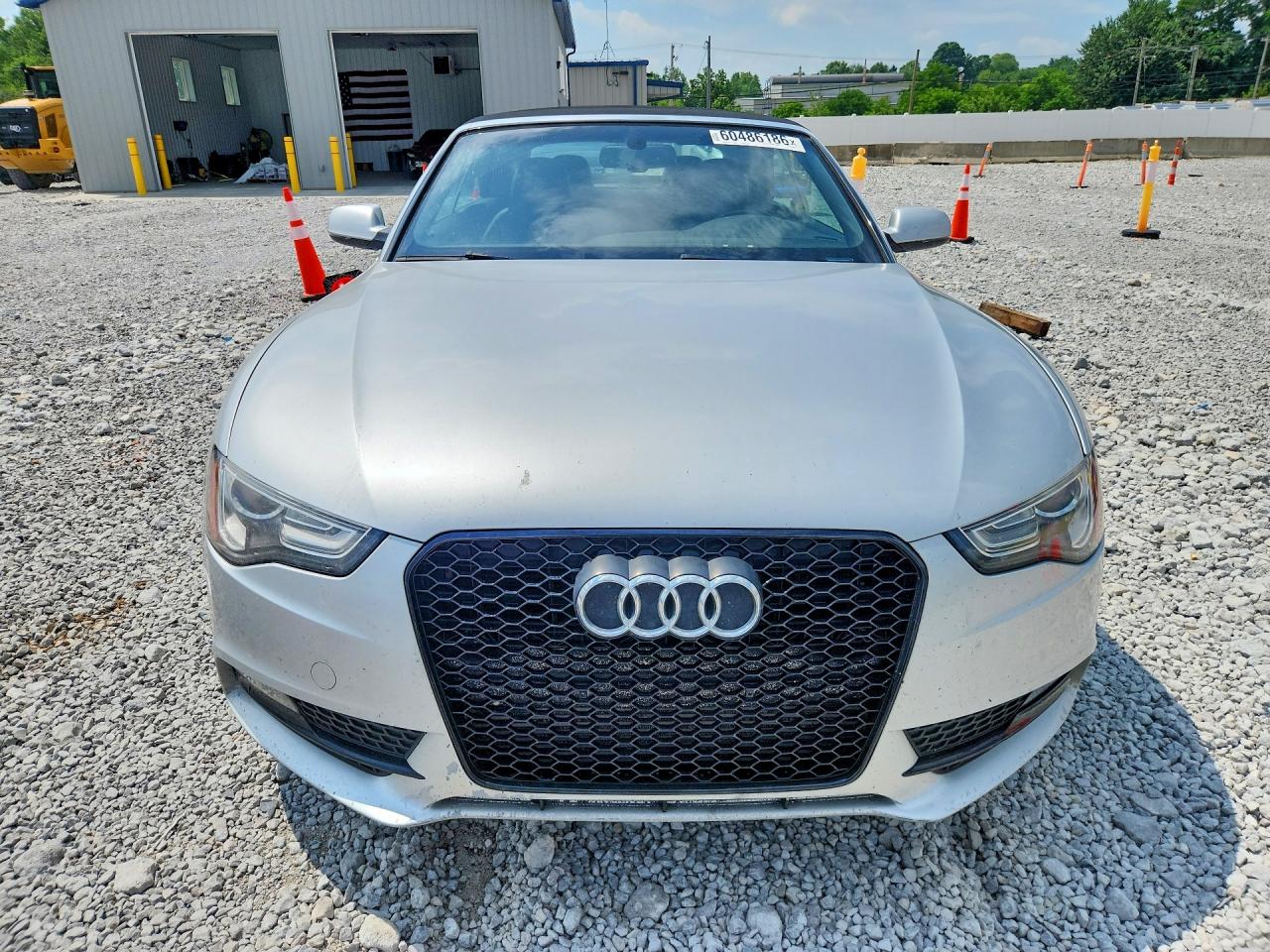 2014 Audi A5 Premium Plus Silver vin: WAULFAFHXEN006913