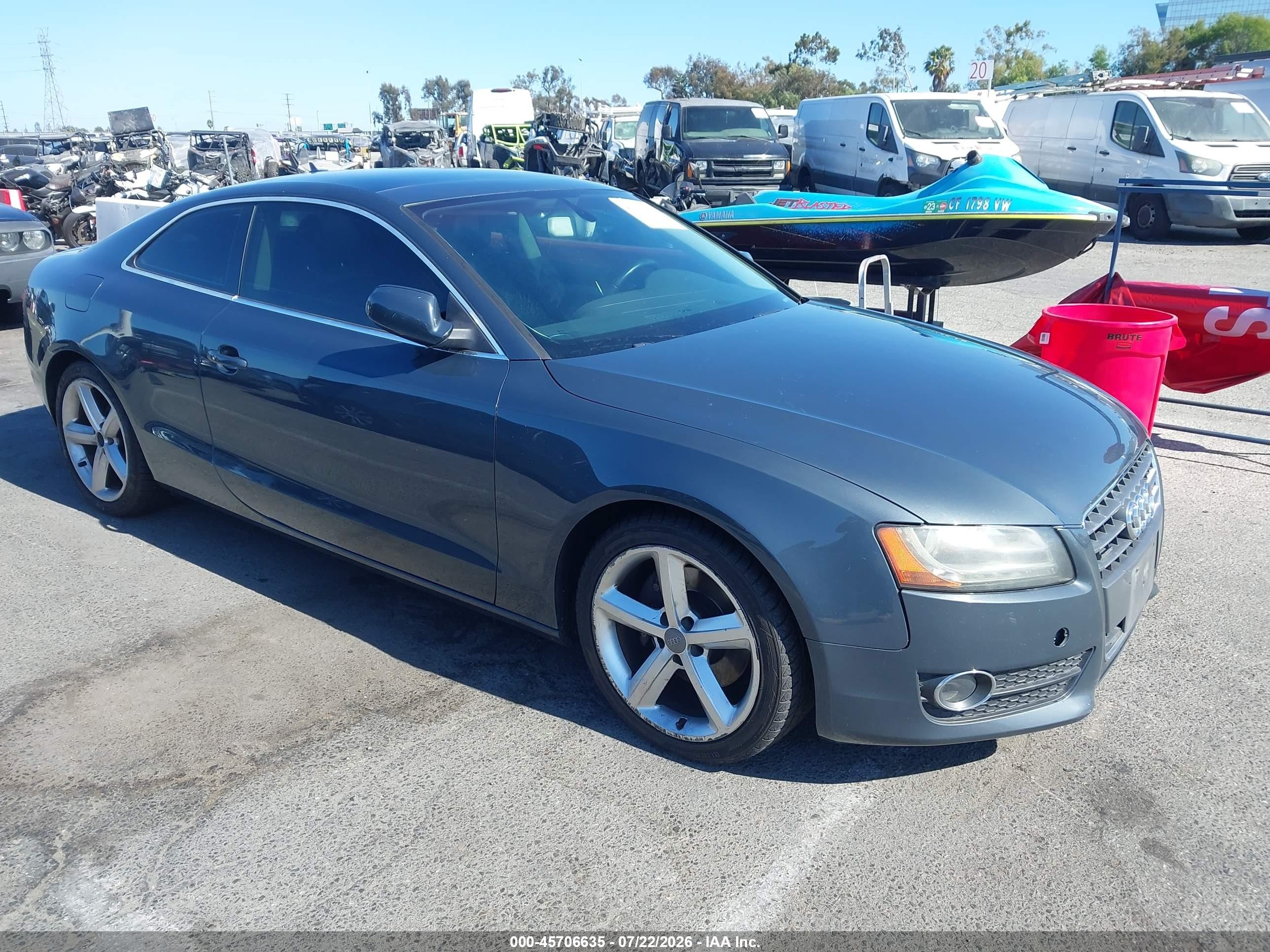 2010 Audi A5 2.0t Premium Gray vin: WAULFAFR0AA003237