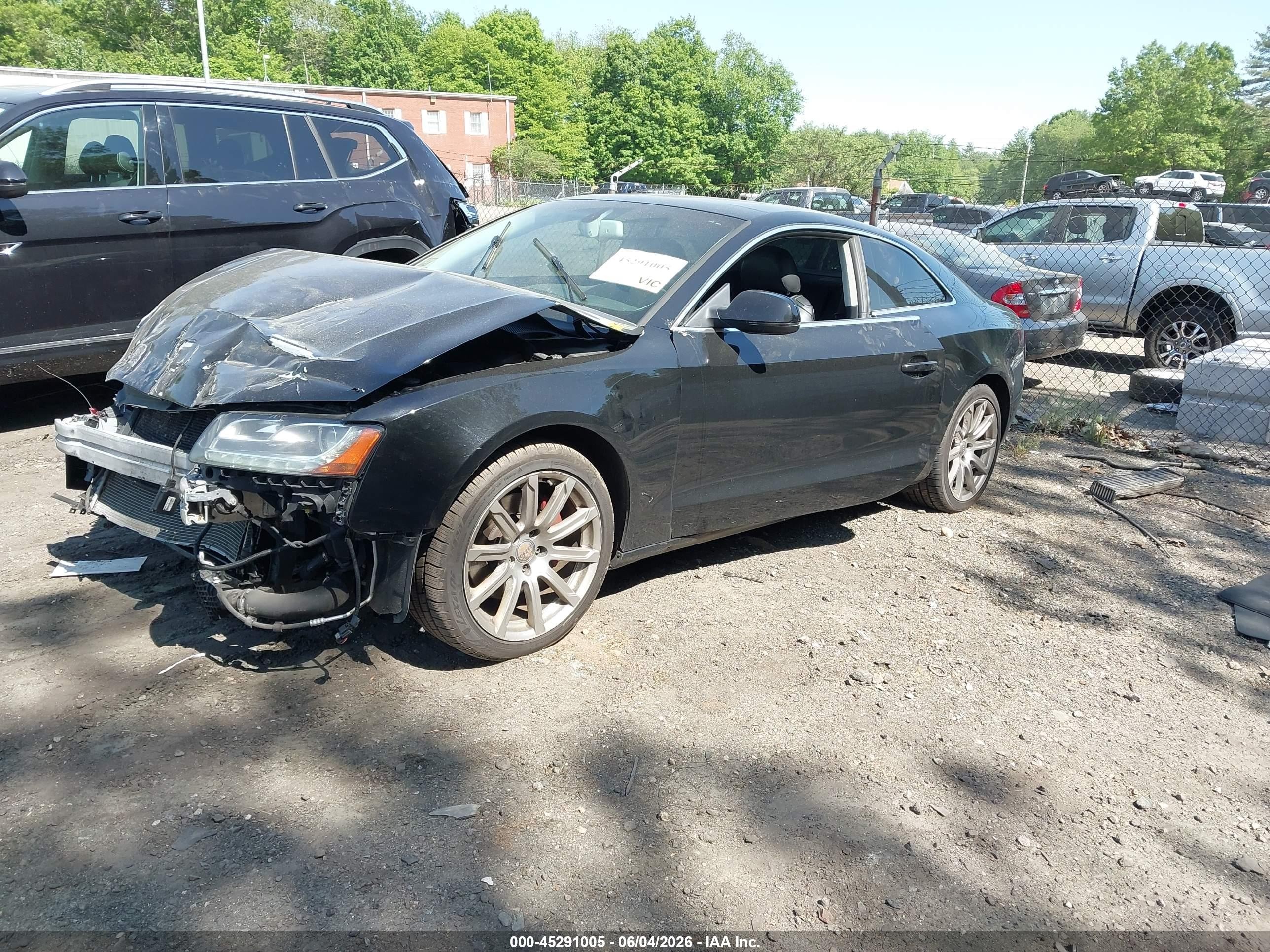 2011 Audi A5 2.0t Premium Black vin: WAULFAFR1BA013146