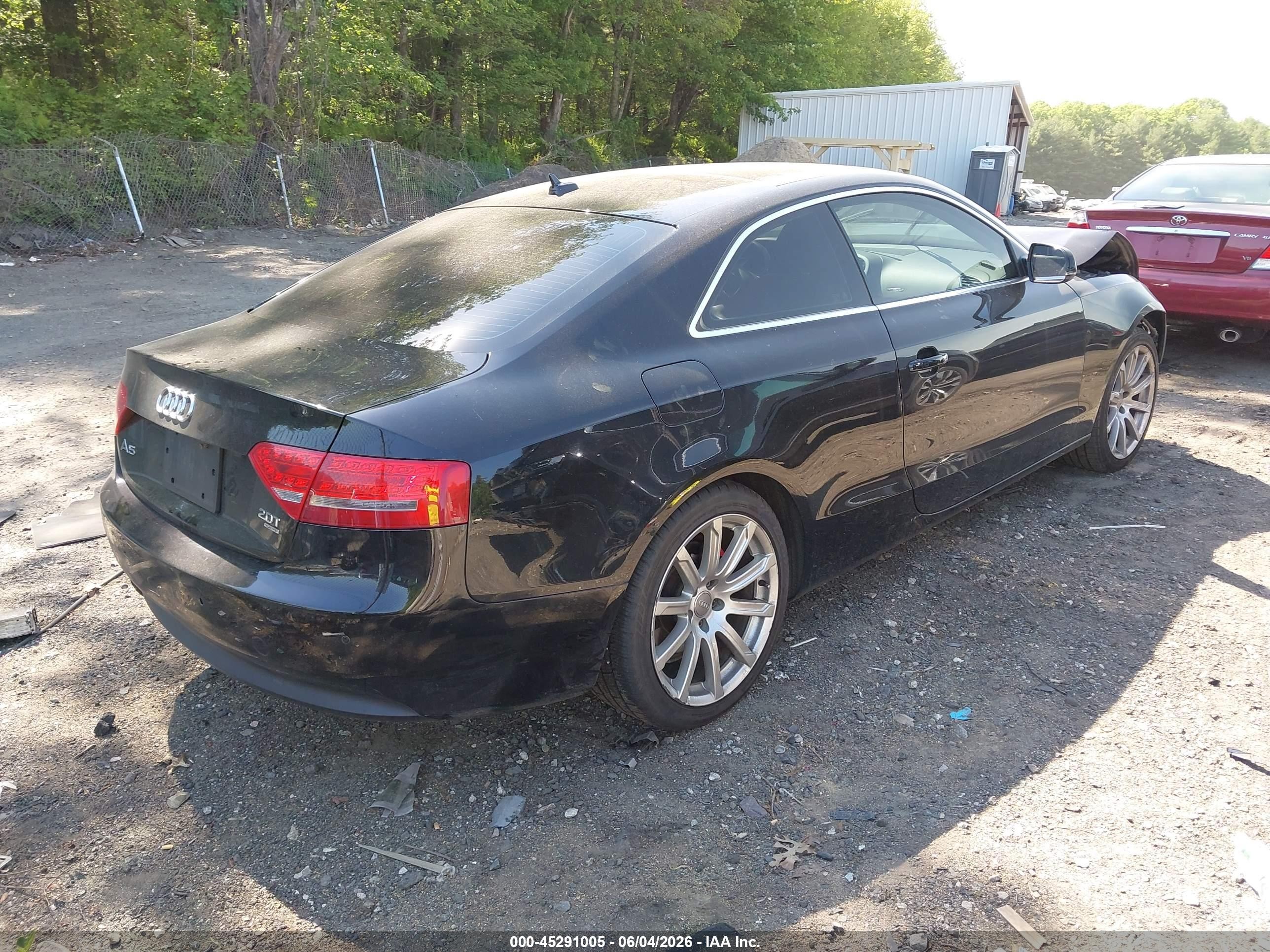 2011 Audi A5 2.0t Premium Black vin: WAULFAFR1BA013146