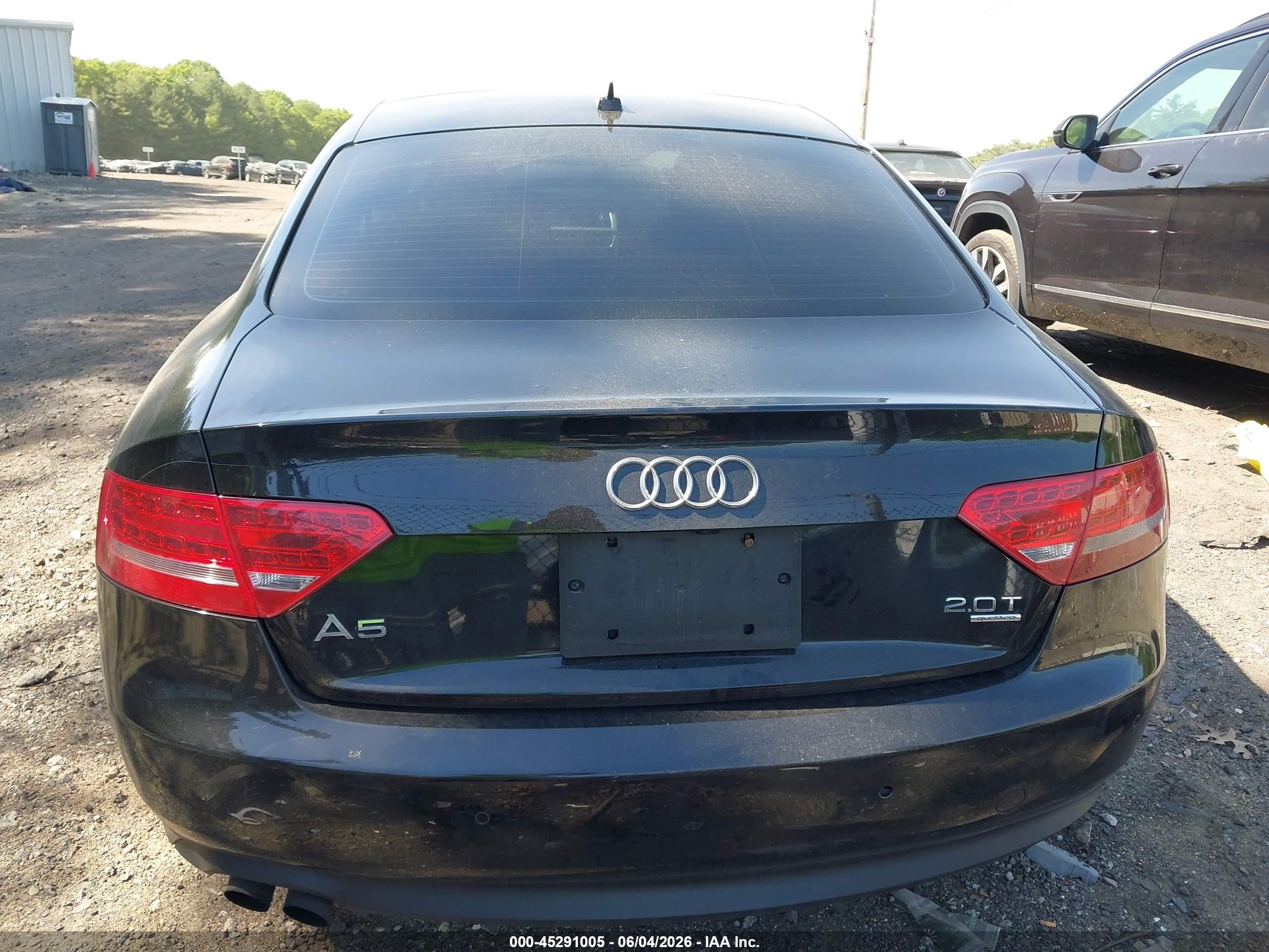 2011 Audi A5 2.0t Premium Black vin: WAULFAFR1BA013146