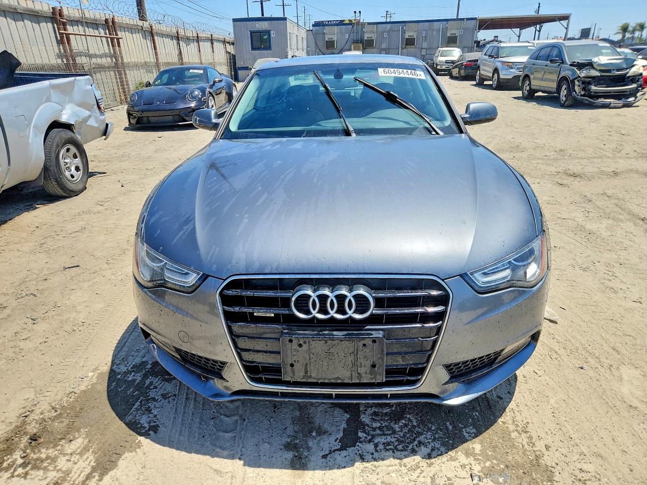 2013 Audi A5 Premium Plus Gray vin: WAULFAFR1DA001419