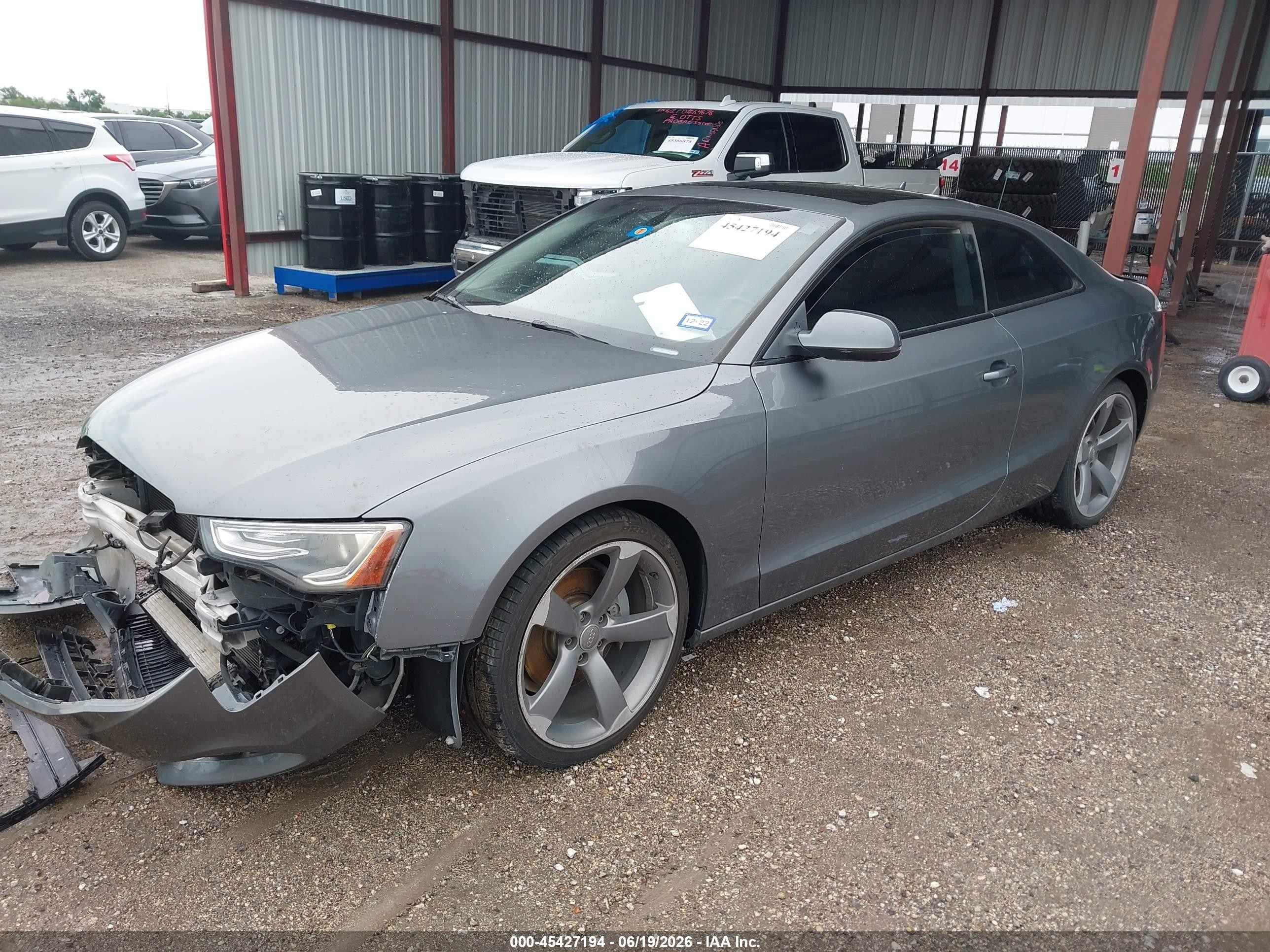 2014 Audi A5 2.0t Premium Gray vin: WAULFAFR1EA033949
