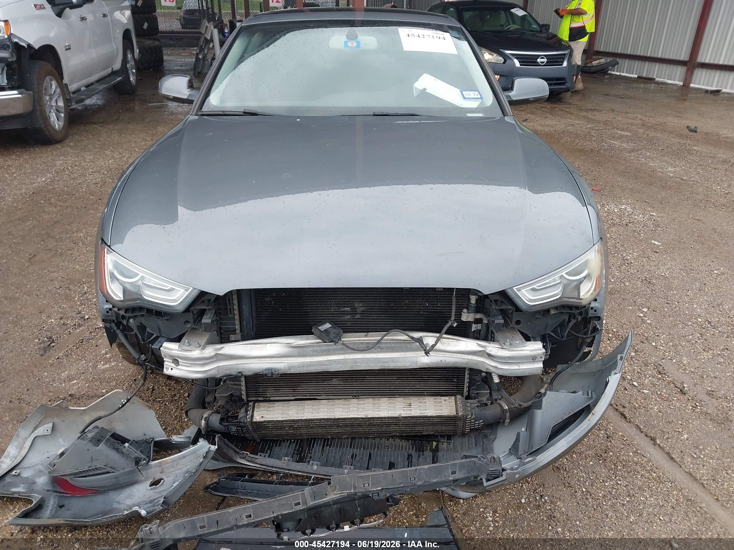 2014 Audi A5 2.0t Premium Gray vin: WAULFAFR1EA033949