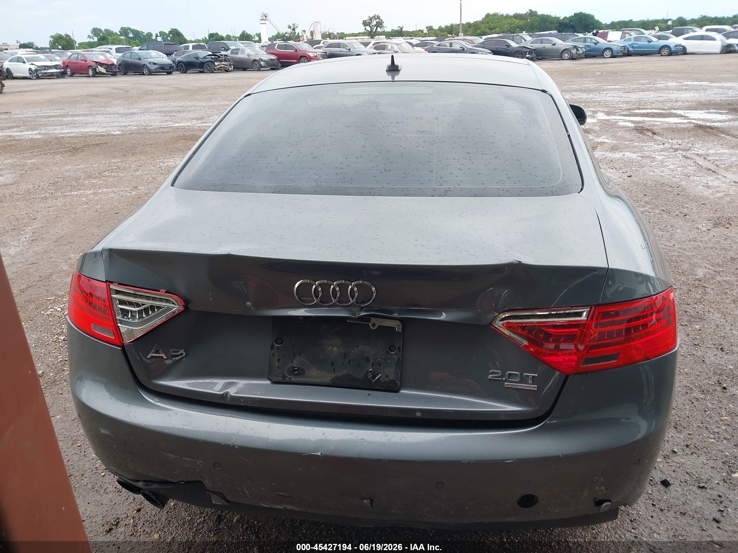 2014 Audi A5 2.0t Premium Gray vin: WAULFAFR1EA033949