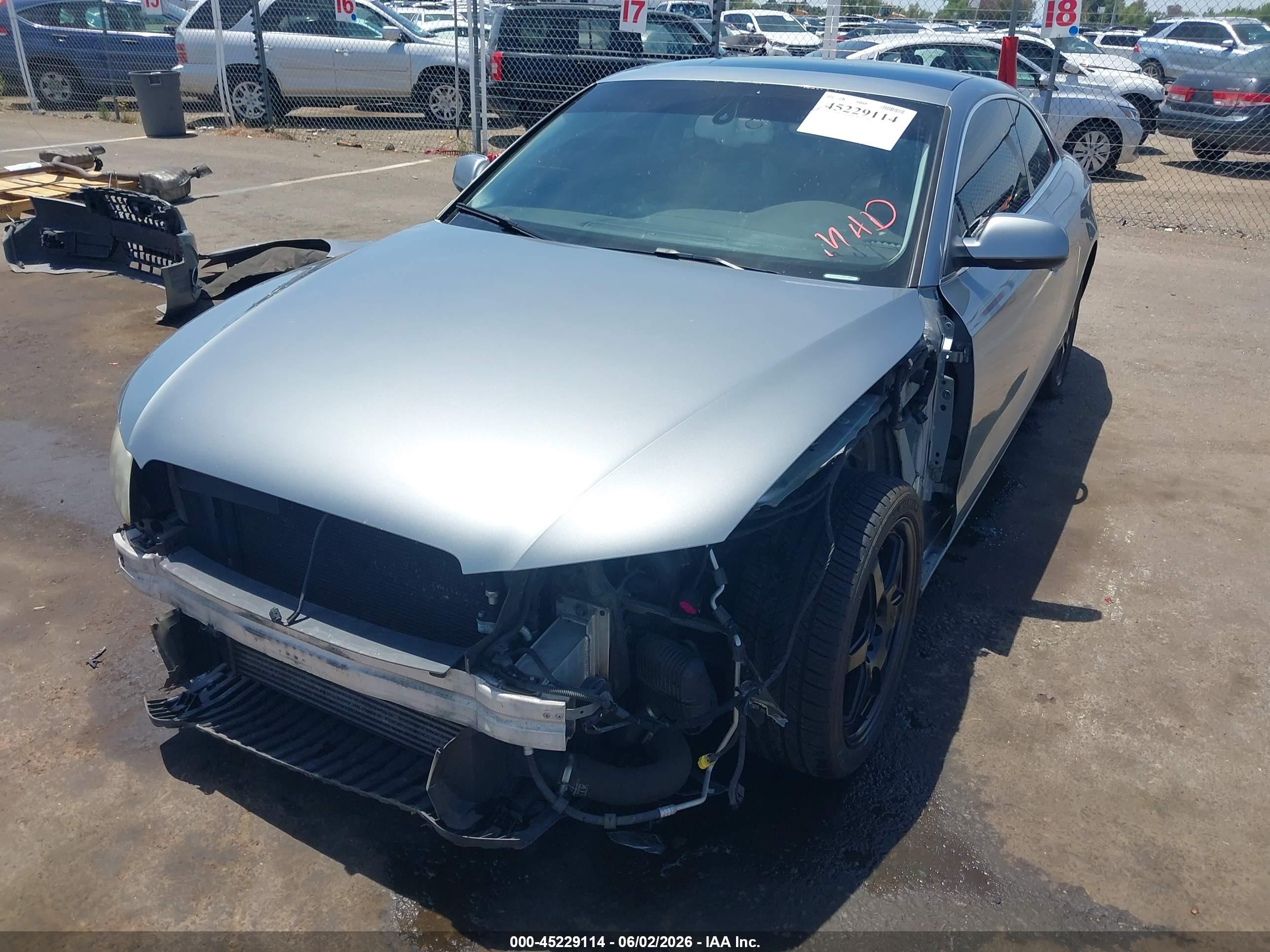 2011 Audi A5 2.0t Premium Silver vin: WAULFAFR2BA014807