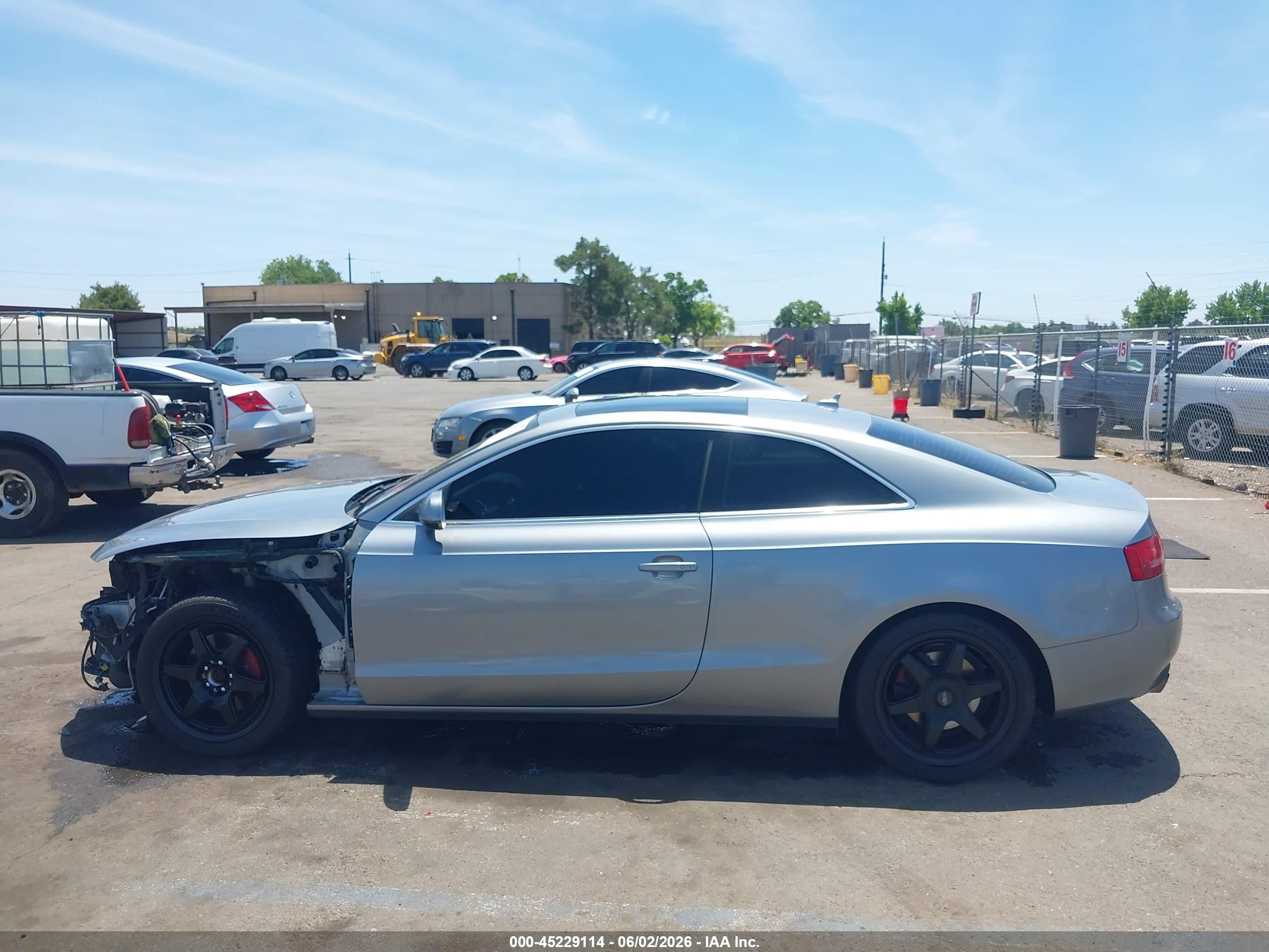 2011 Audi A5 2.0t Premium Silver vin: WAULFAFR2BA014807