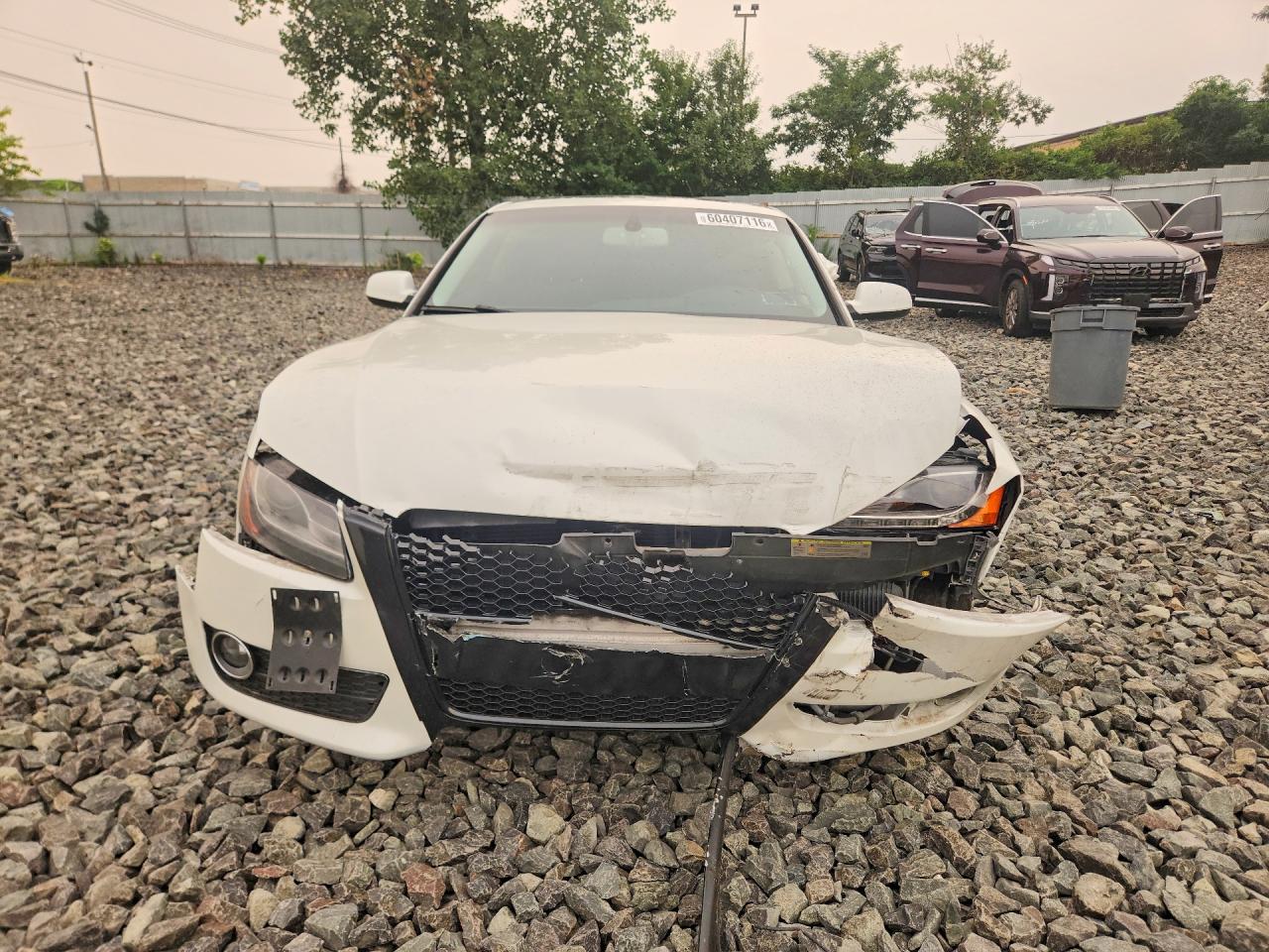 2012 Audi A5 Premium Plus White vin: WAULFAFR2CA005736