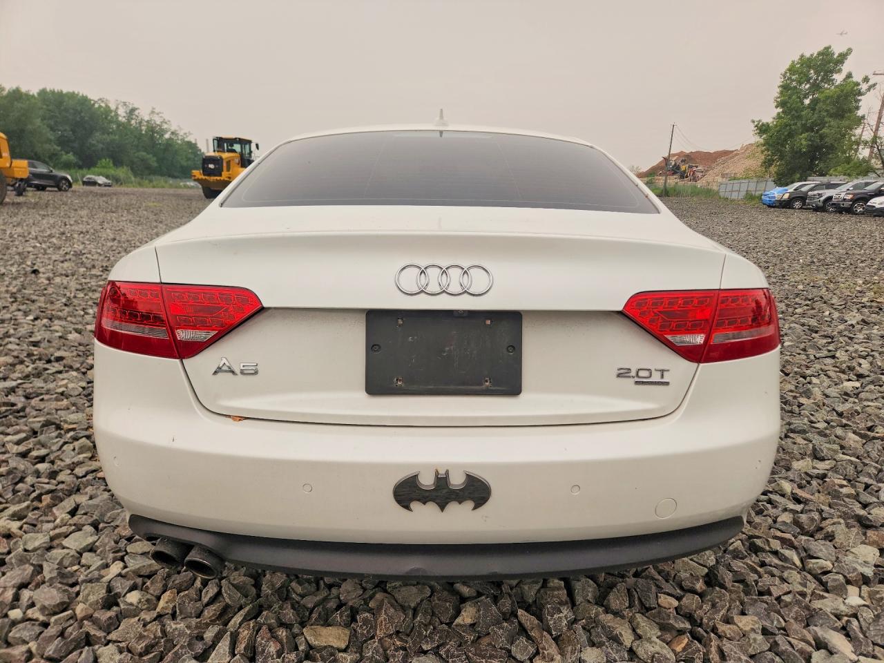 2012 Audi A5 Premium Plus White vin: WAULFAFR2CA005736