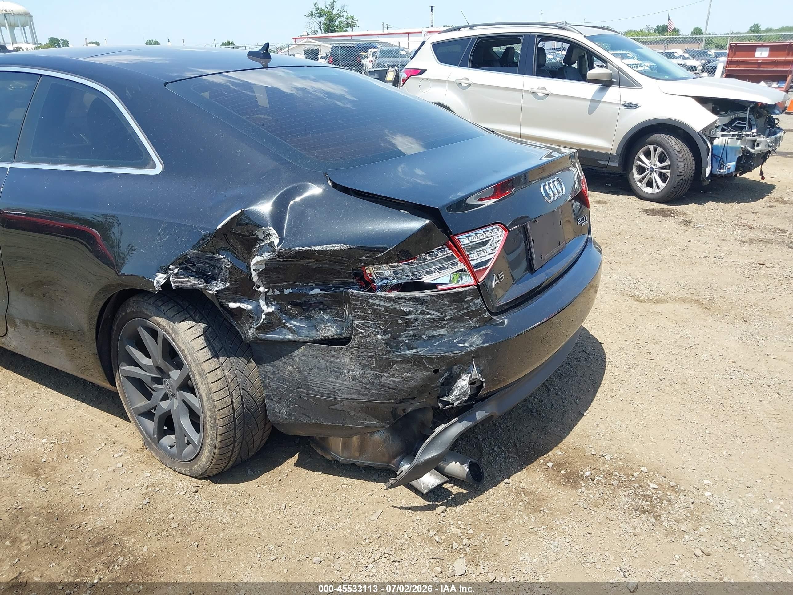 2012 Audi A5 2.0t Premium Plus Black vin: WAULFAFR2CA042575