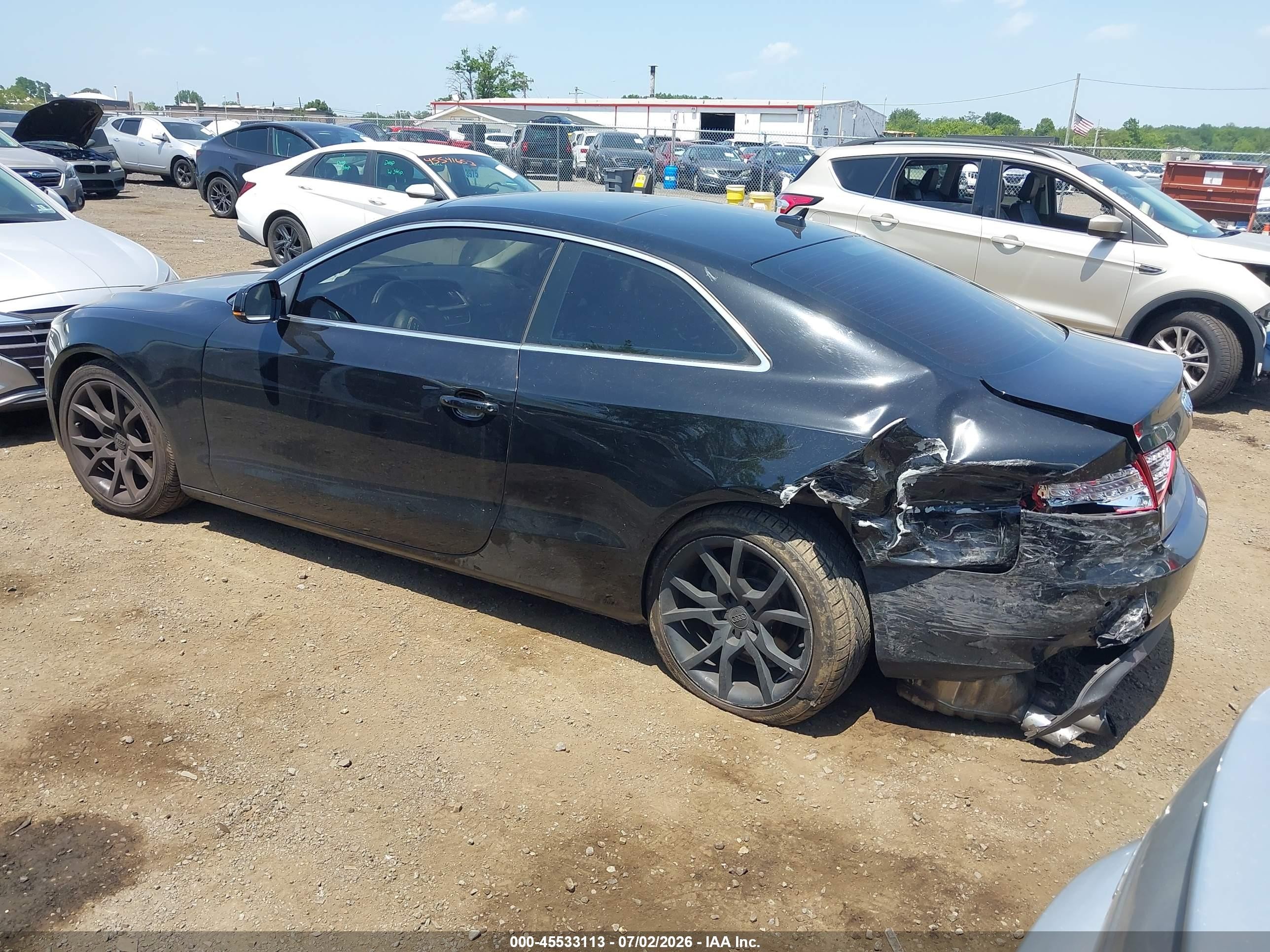 2012 Audi A5 2.0t Premium Plus Black vin: WAULFAFR2CA042575