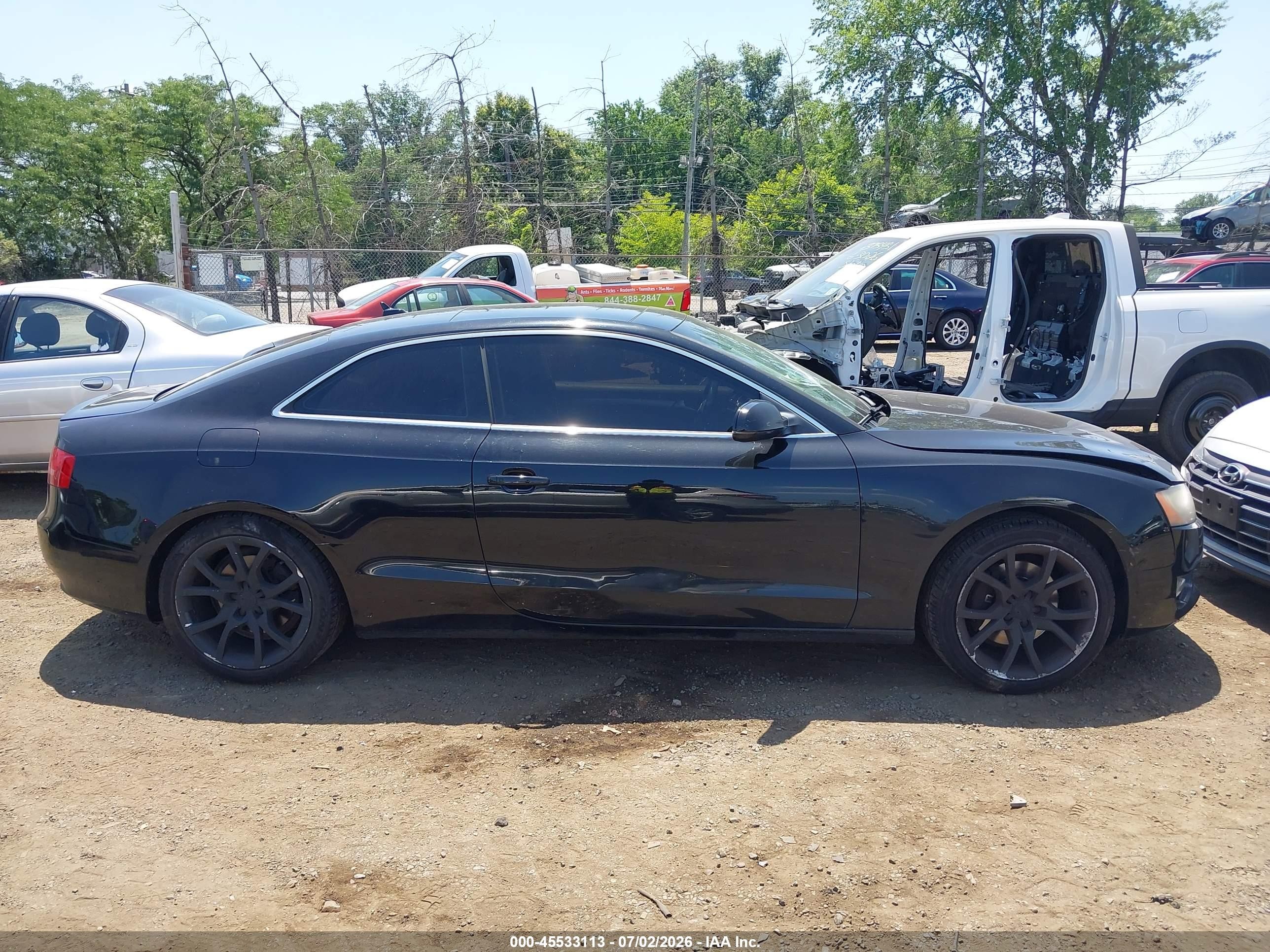 2012 Audi A5 2.0t Premium Plus Black vin: WAULFAFR2CA042575