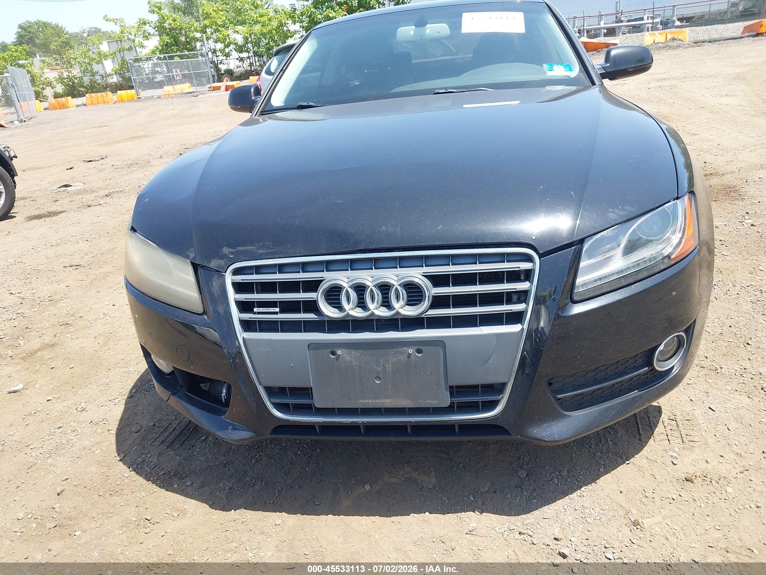 2012 Audi A5 2.0t Premium Plus Black vin: WAULFAFR2CA042575