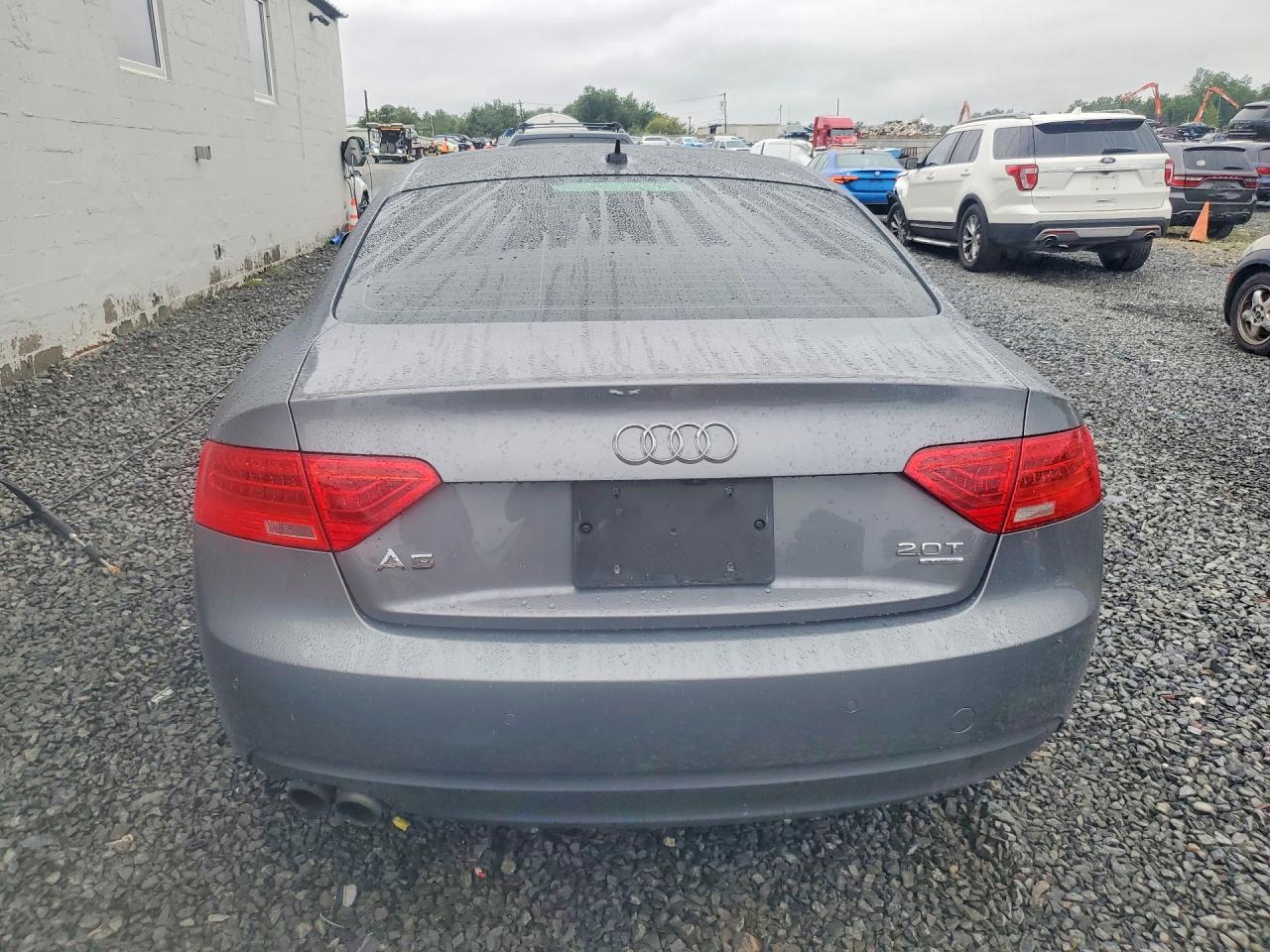 2013 Audi A5 Premium Plus Gray vin: WAULFAFR2DA066733