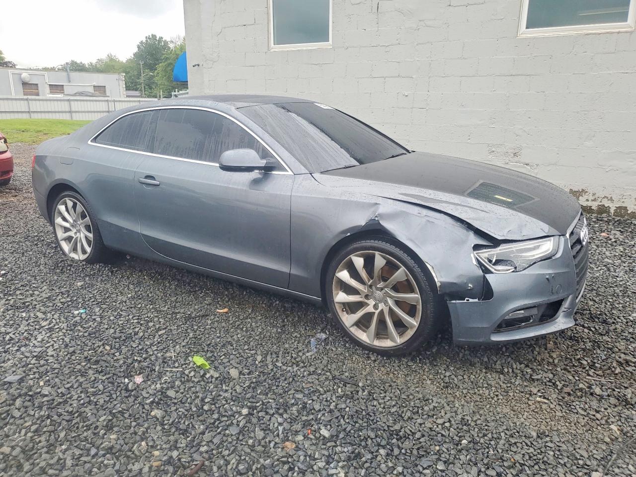2013 Audi A5 Premium Plus Gray vin: WAULFAFR2DA066733