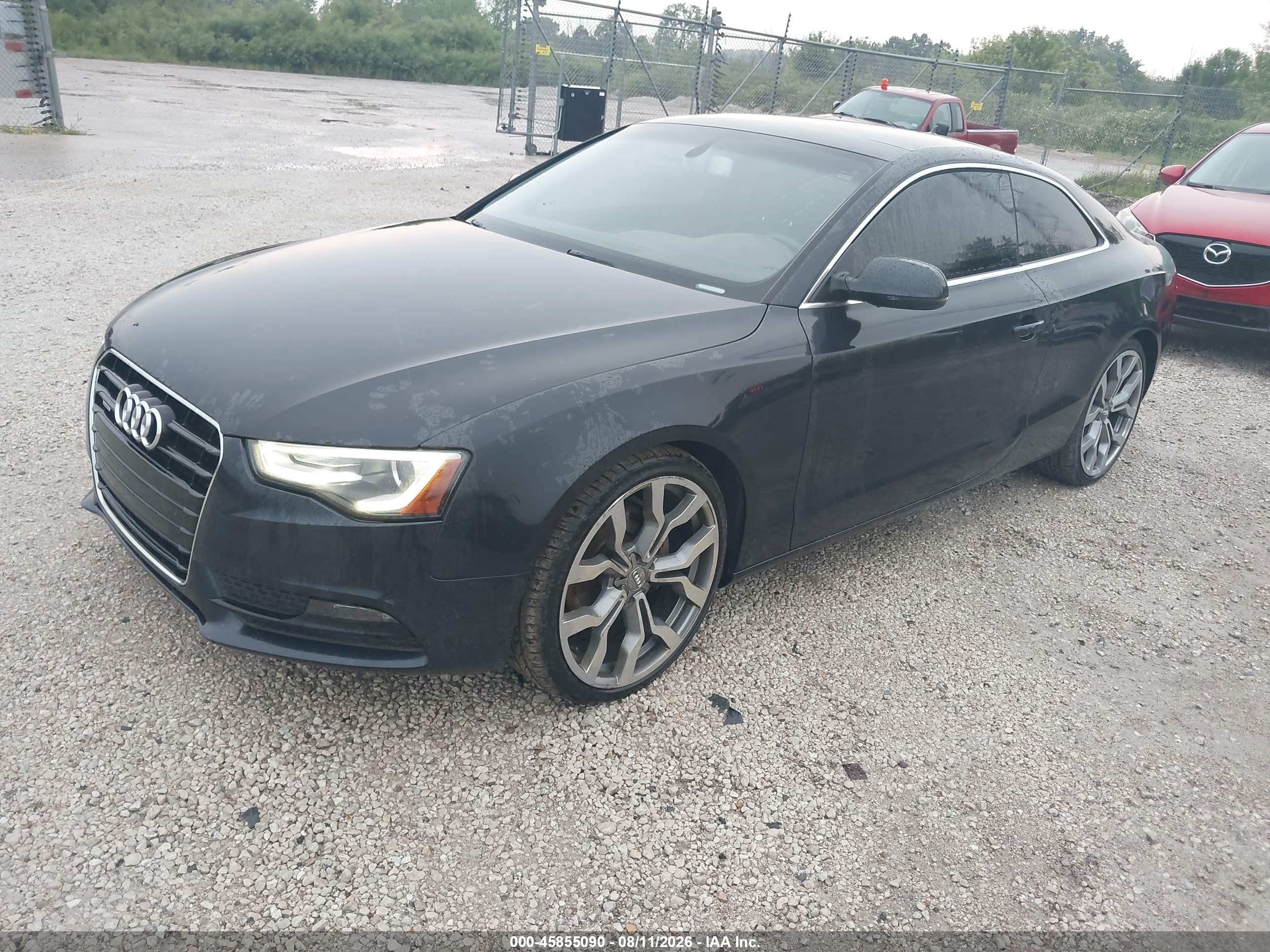 2014 Audi A5 2.0t Premium Black vin: WAULFAFR2EA034799