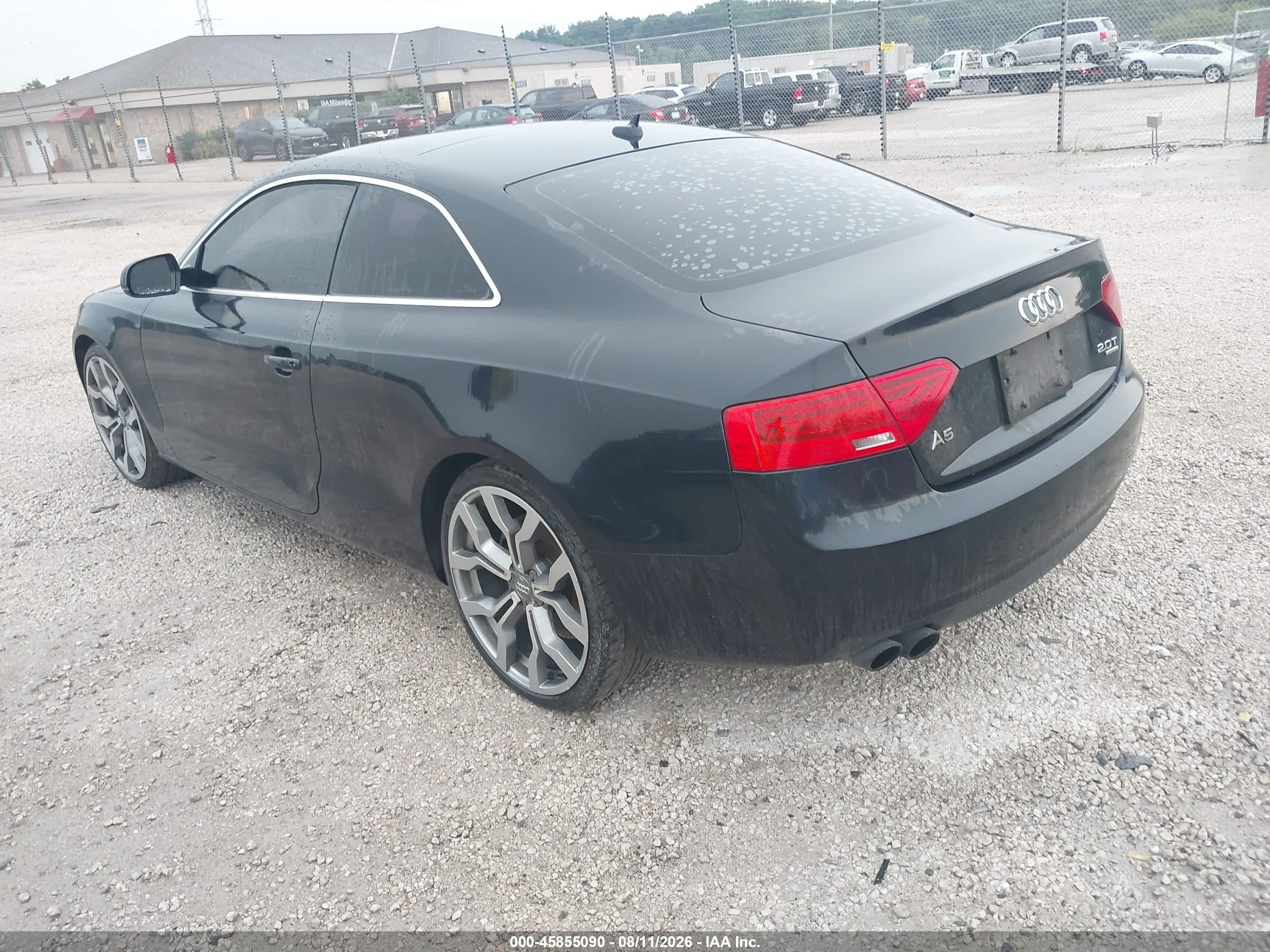 2014 Audi A5 2.0t Premium Black vin: WAULFAFR2EA034799