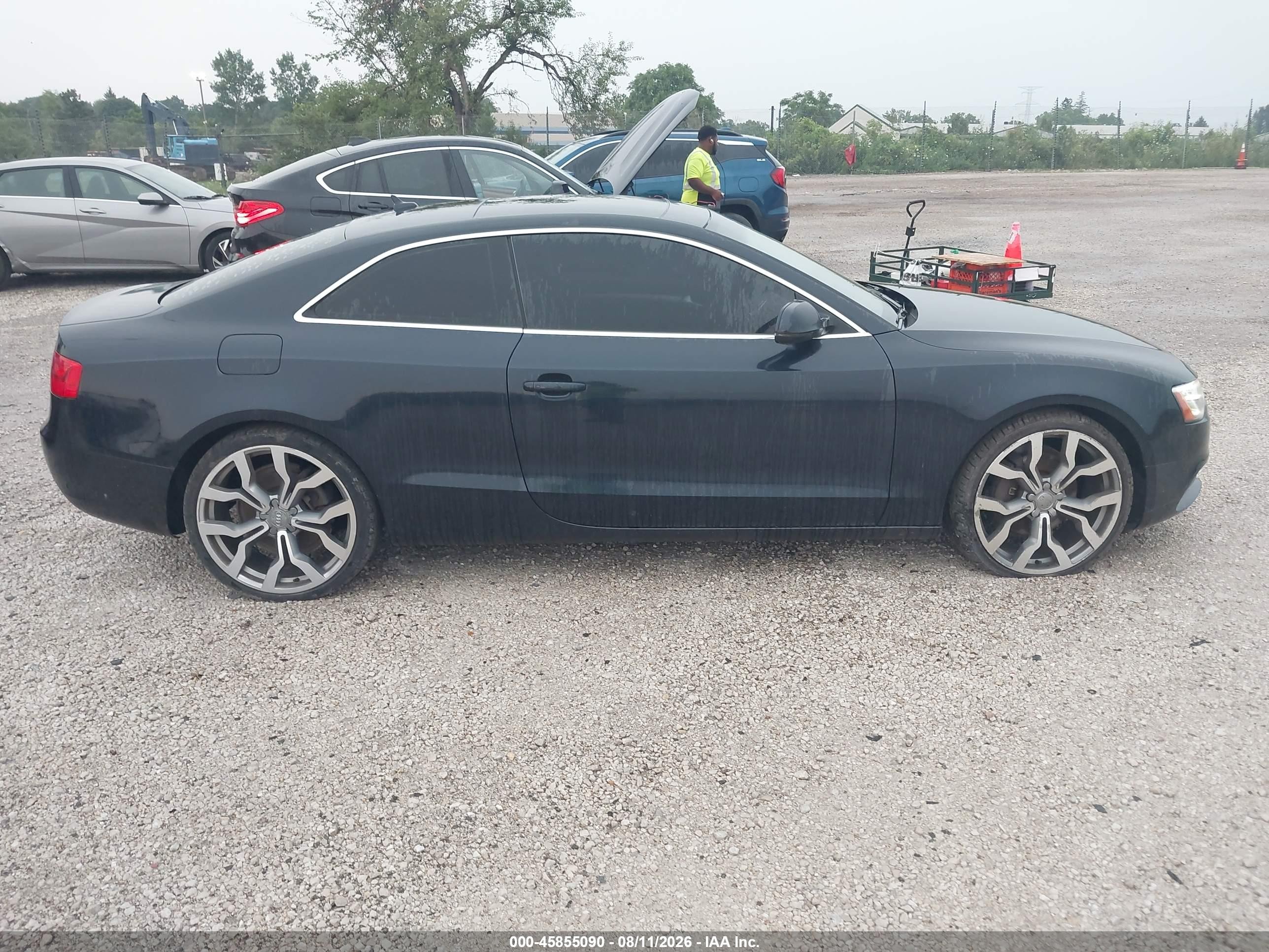 2014 Audi A5 2.0t Premium Black vin: WAULFAFR2EA034799