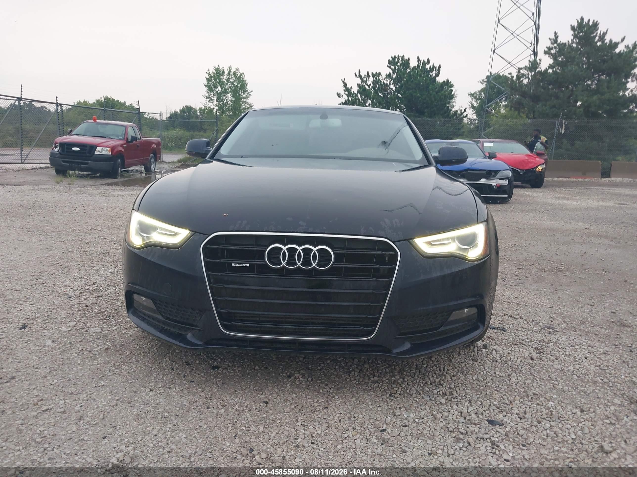 2014 Audi A5 2.0t Premium Black vin: WAULFAFR2EA034799