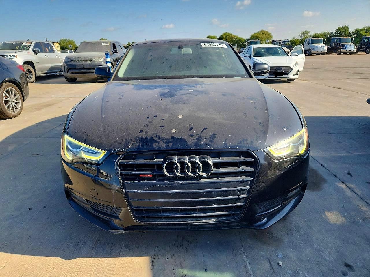 2014 Audi A5 Premium Plus Черный vin: WAULFAFR2EA035435