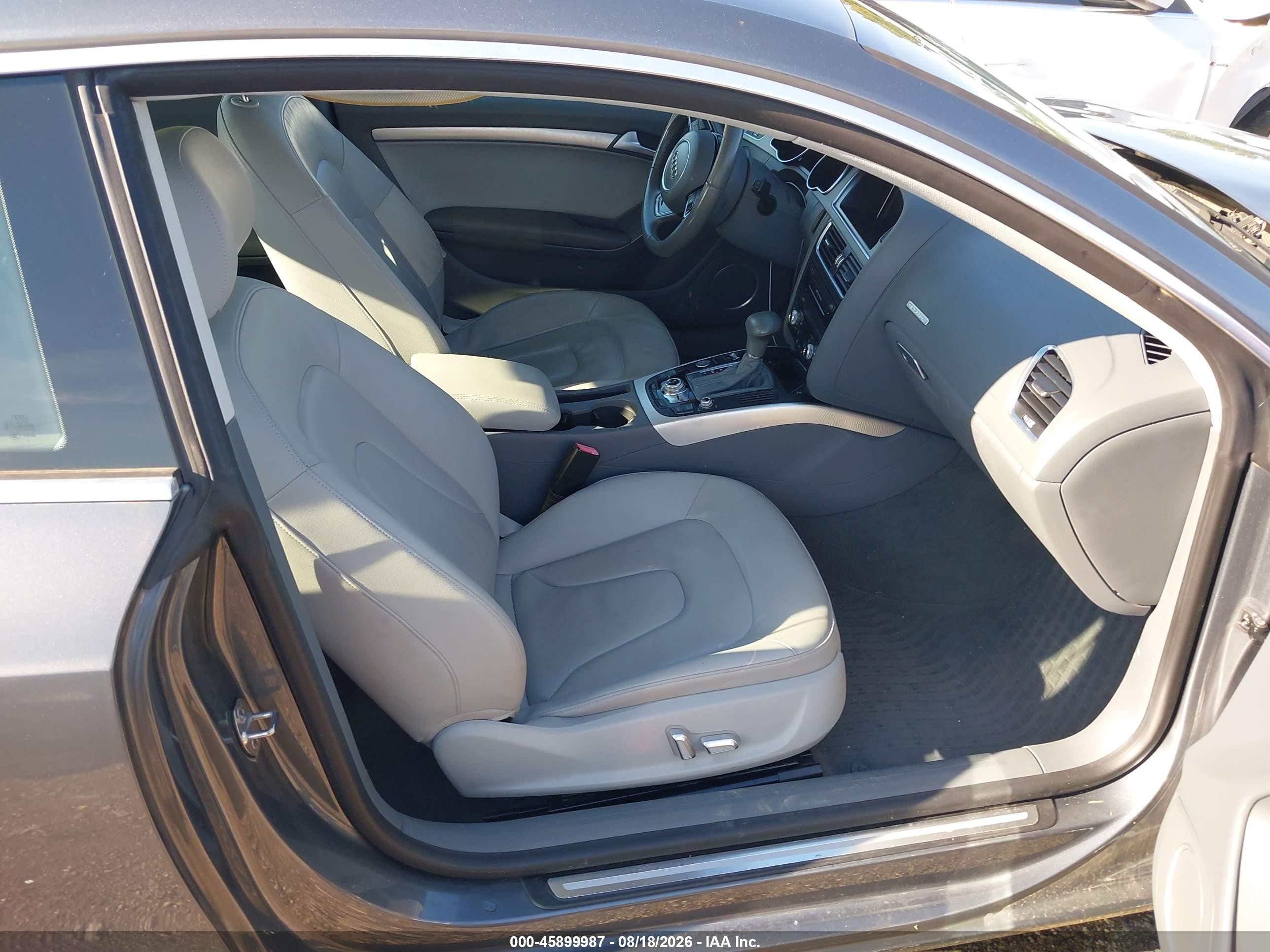 2014 Audi A5 2.0t Premium Gray vin: WAULFAFR2EA075269