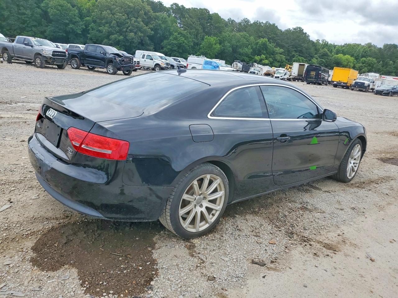 2011 Audi A5 Premium Plus Black vin: WAULFAFR3BA058718