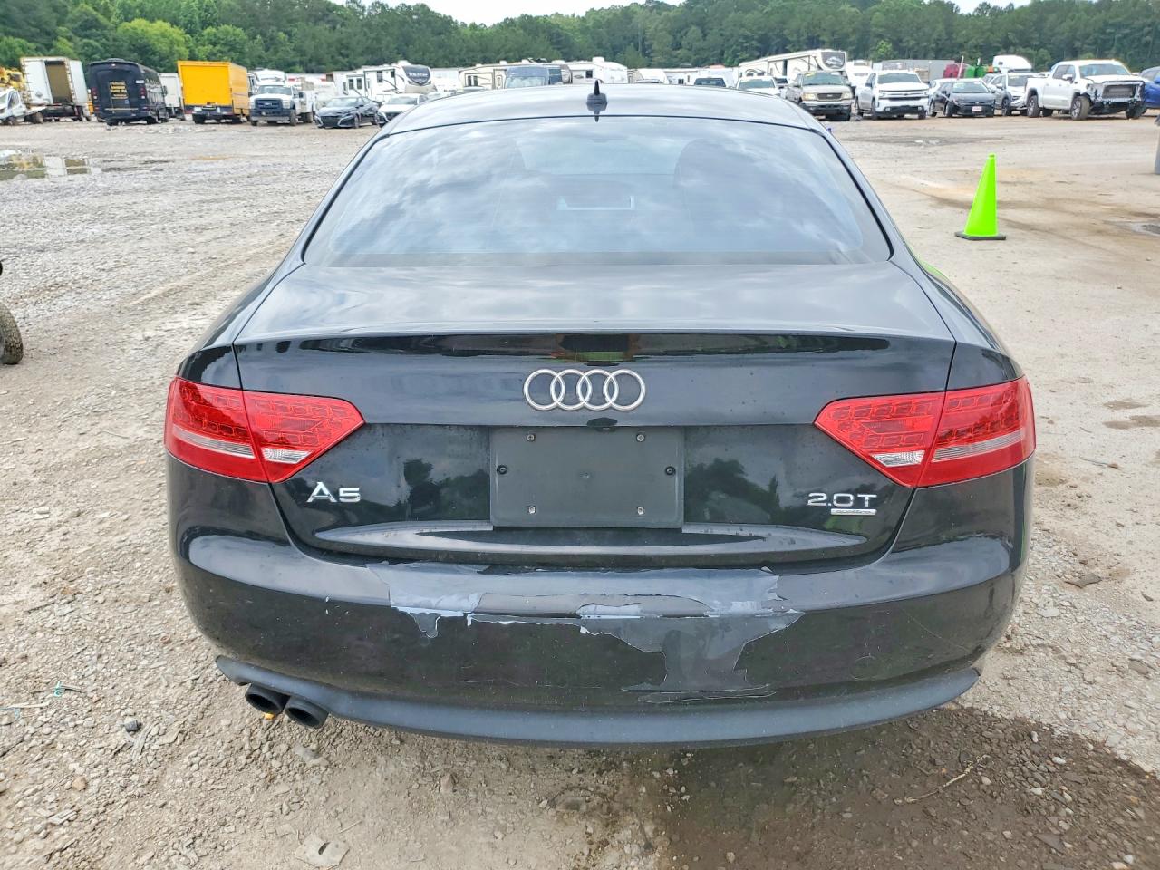 2011 Audi A5 Premium Plus Black vin: WAULFAFR3BA058718