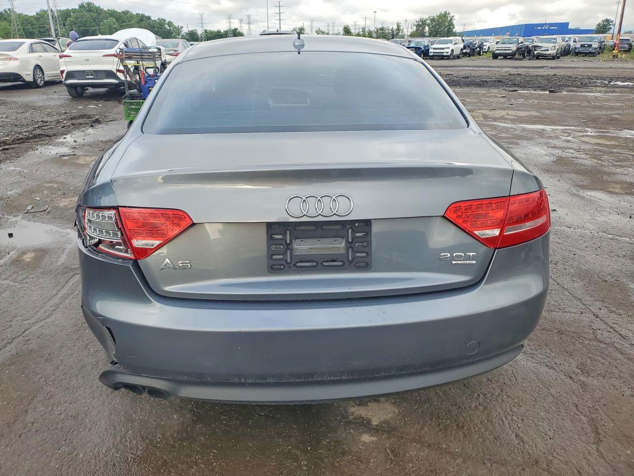 2012 Audi A5 Premium Plus Gray vin: WAULFAFR3CA001078