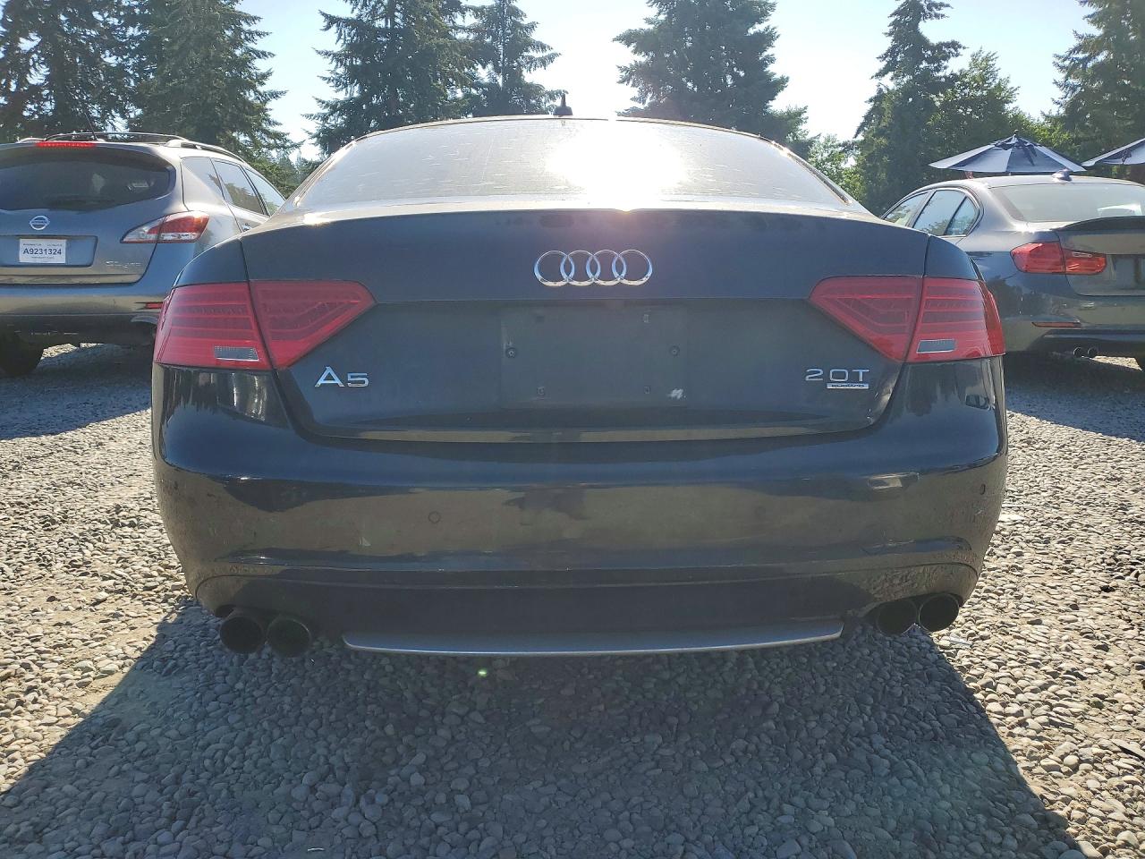 2014 Audi A5 Premium Plus Black vin: WAULFAFR3EA029627