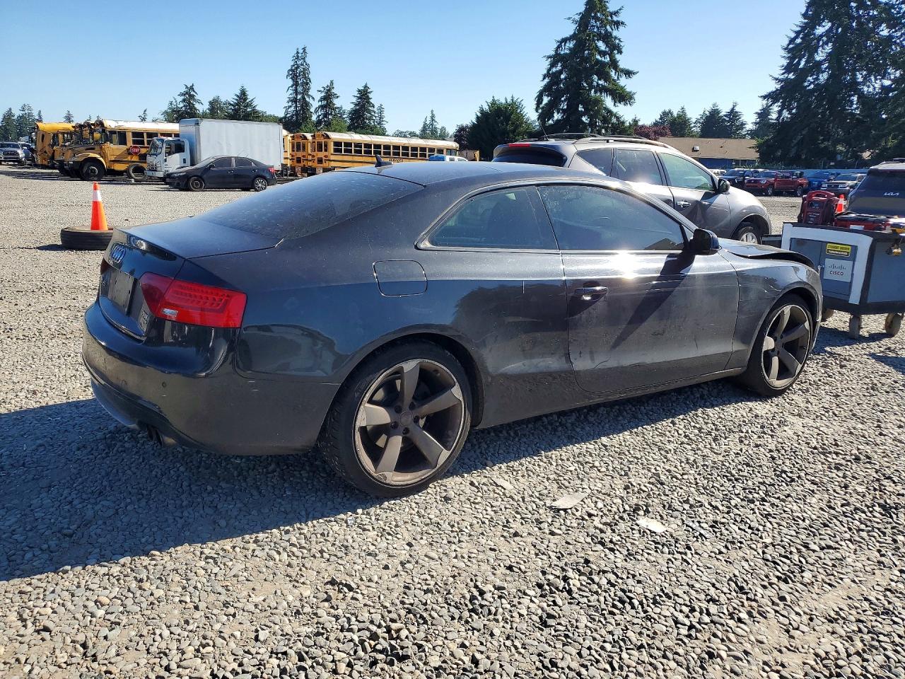 2014 Audi A5 Premium Plus Black vin: WAULFAFR3EA029627