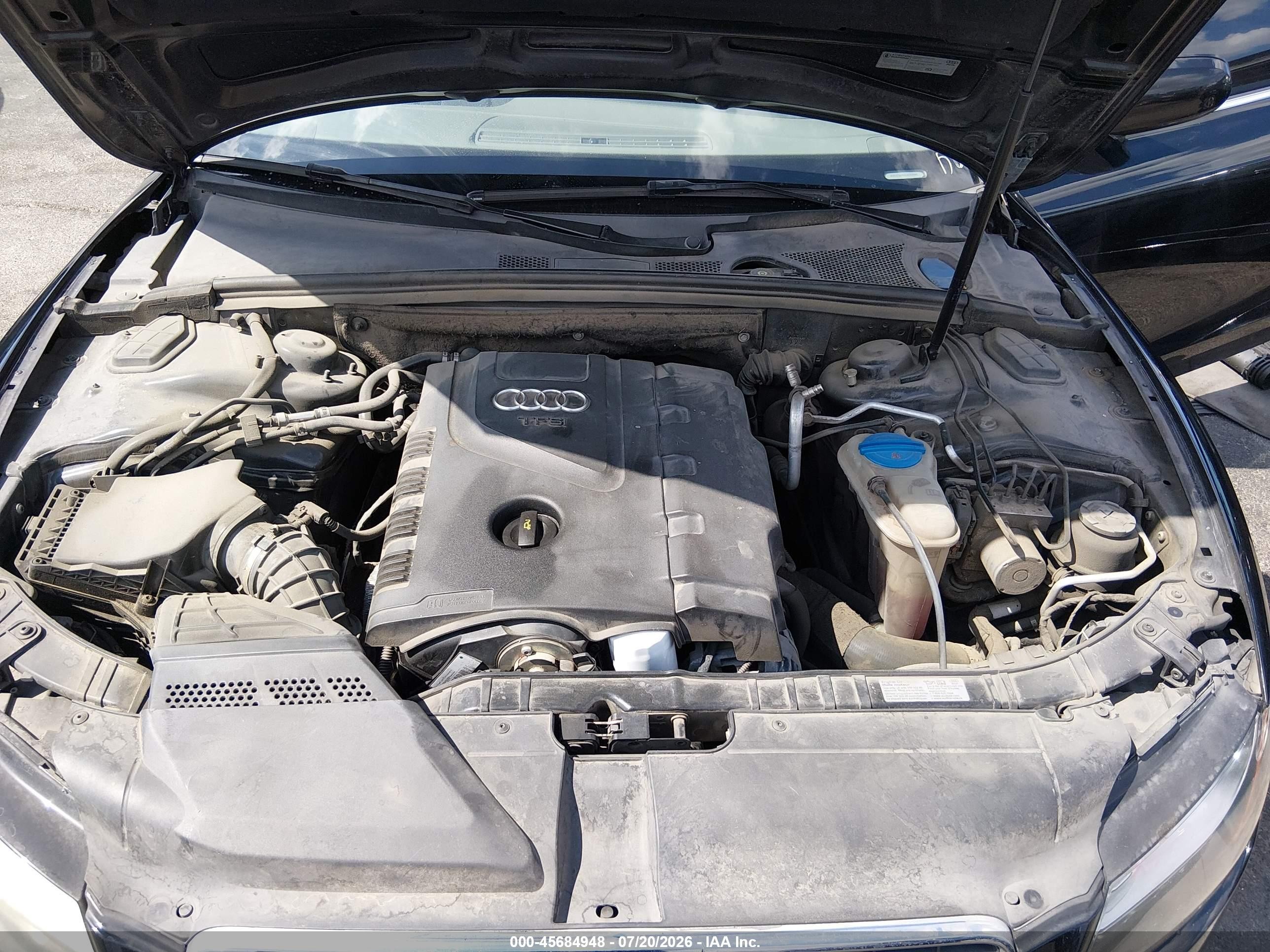 2010 Audi A5 2.0t Premium Черный vin: WAULFAFR4AA044485