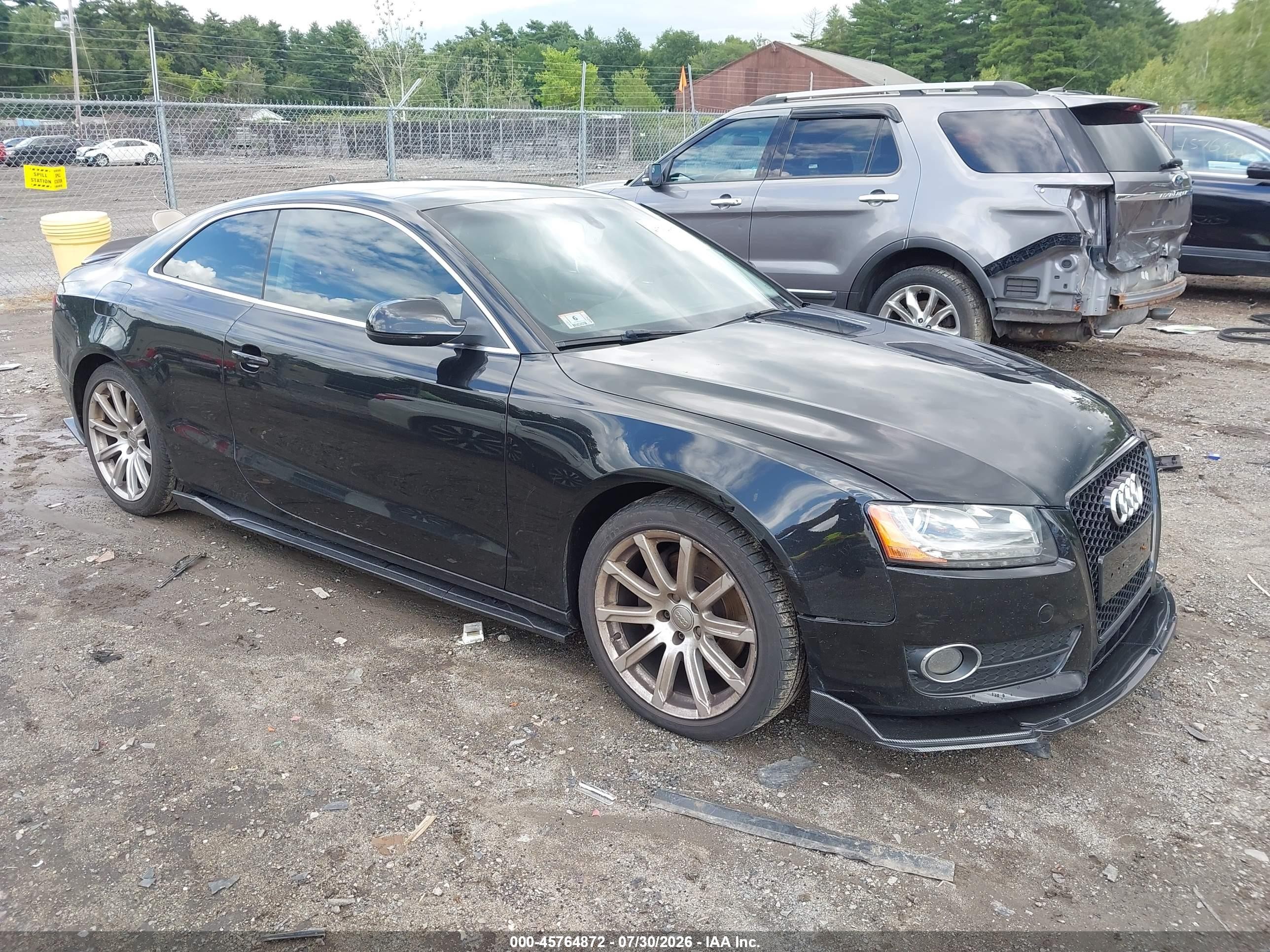 2011 Audi A5 2.0t Premium Черный vin: WAULFAFR4BA081733