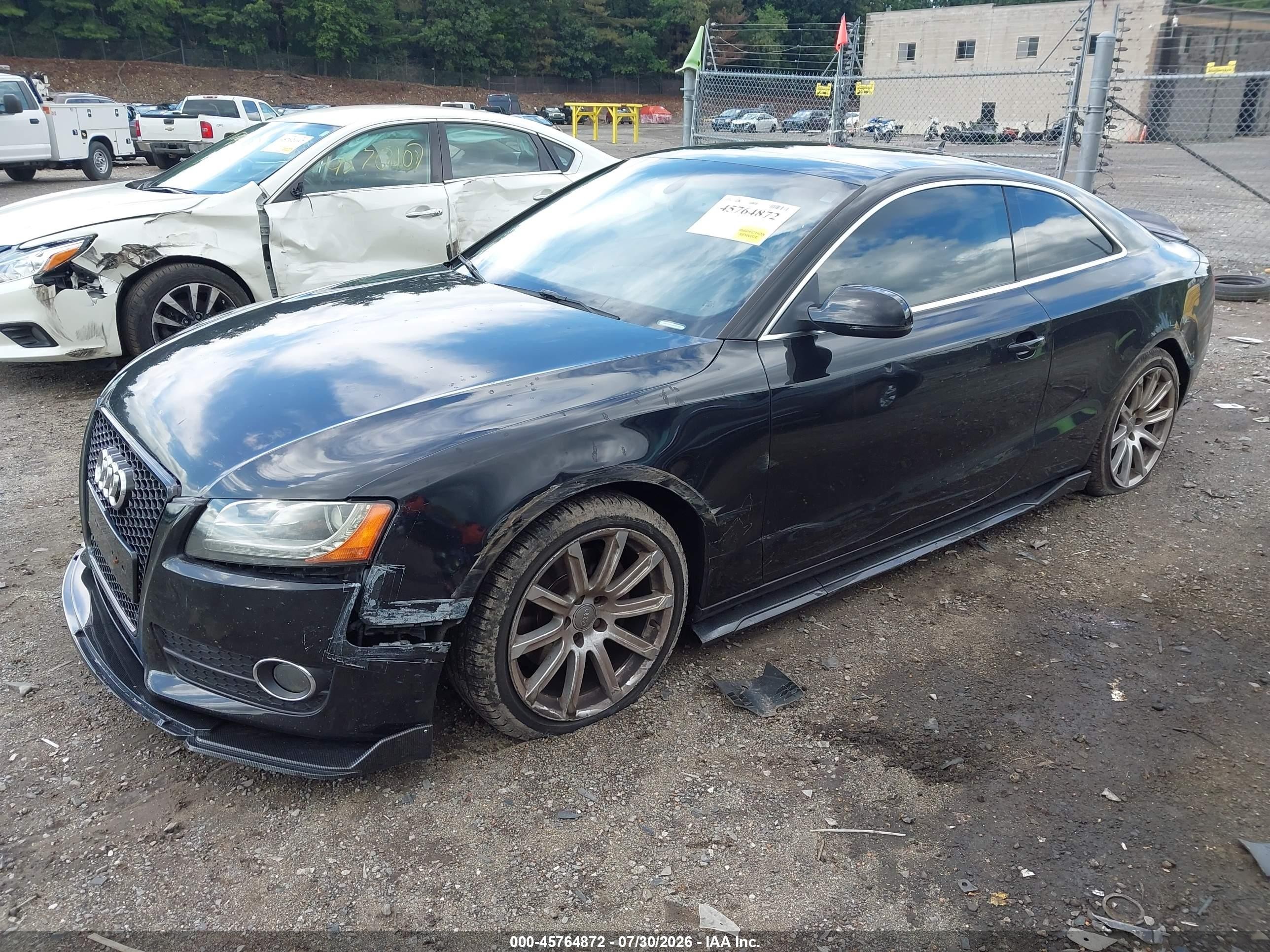 2011 Audi A5 2.0t Premium Черный vin: WAULFAFR4BA081733