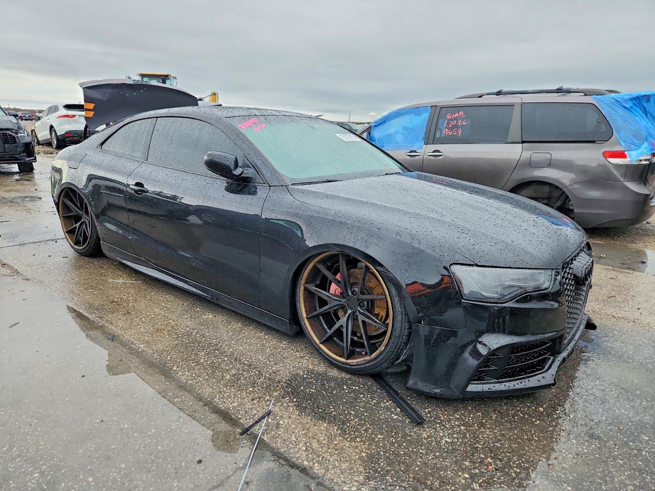 2014 Audi A5 Premium Plus Black vin: WAULFAFR4EA012559