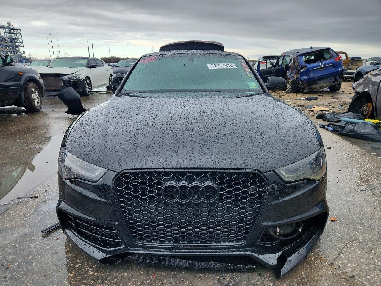 2014 Audi A5 Premium Plus Black vin: WAULFAFR4EA012559