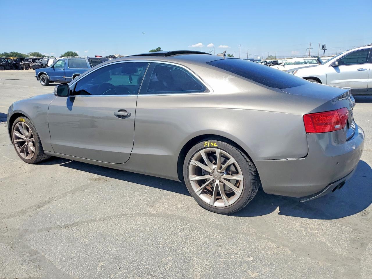 2014 Audi A5 Premium Plus Brown vin: WAULFAFR4EA019995