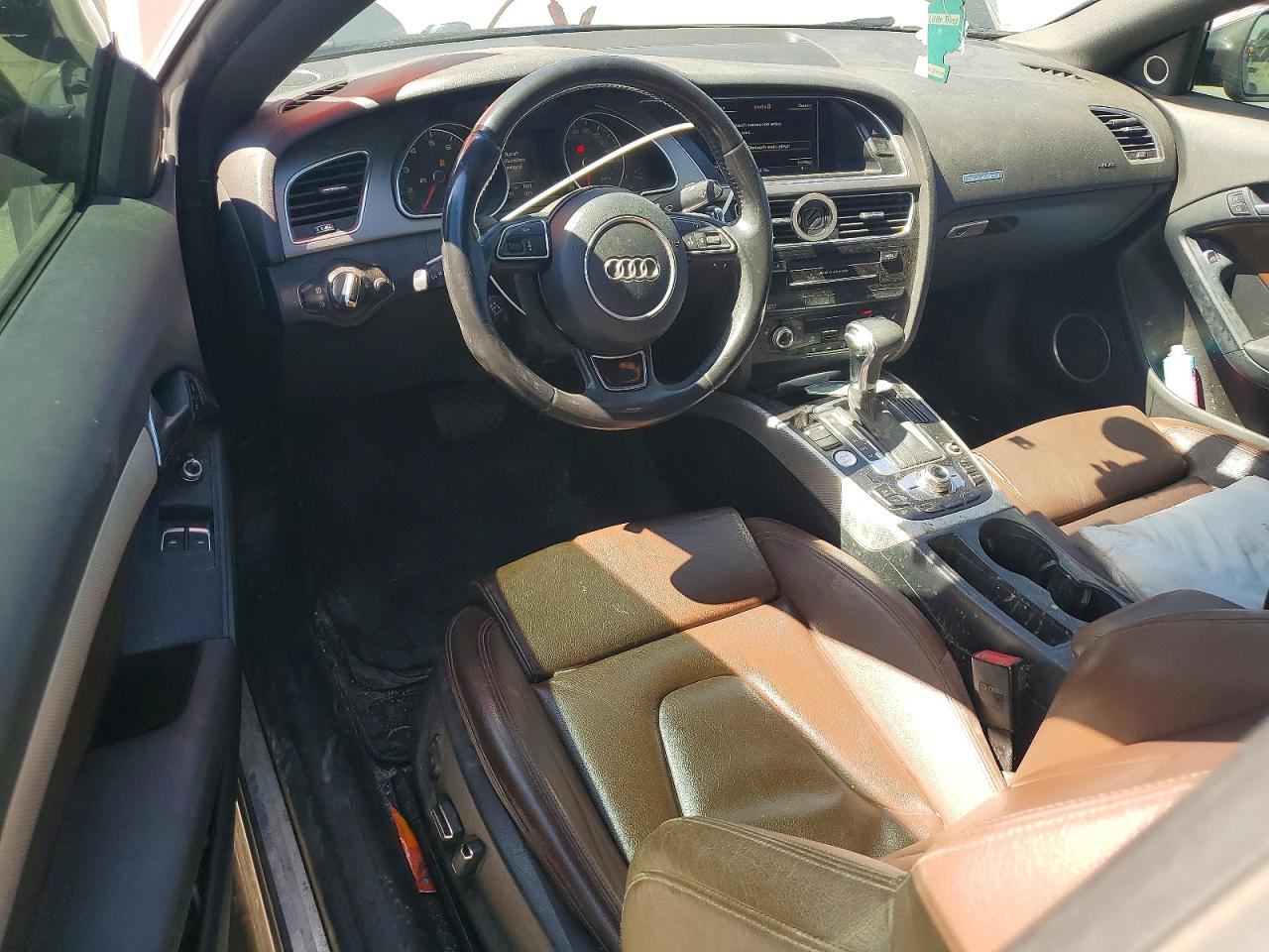 2014 Audi A5 Premium Plus Brown vin: WAULFAFR4EA019995