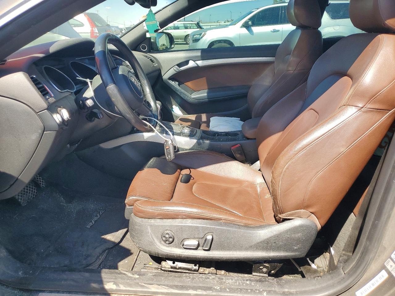 2014 Audi A5 Premium Plus Brown vin: WAULFAFR4EA019995