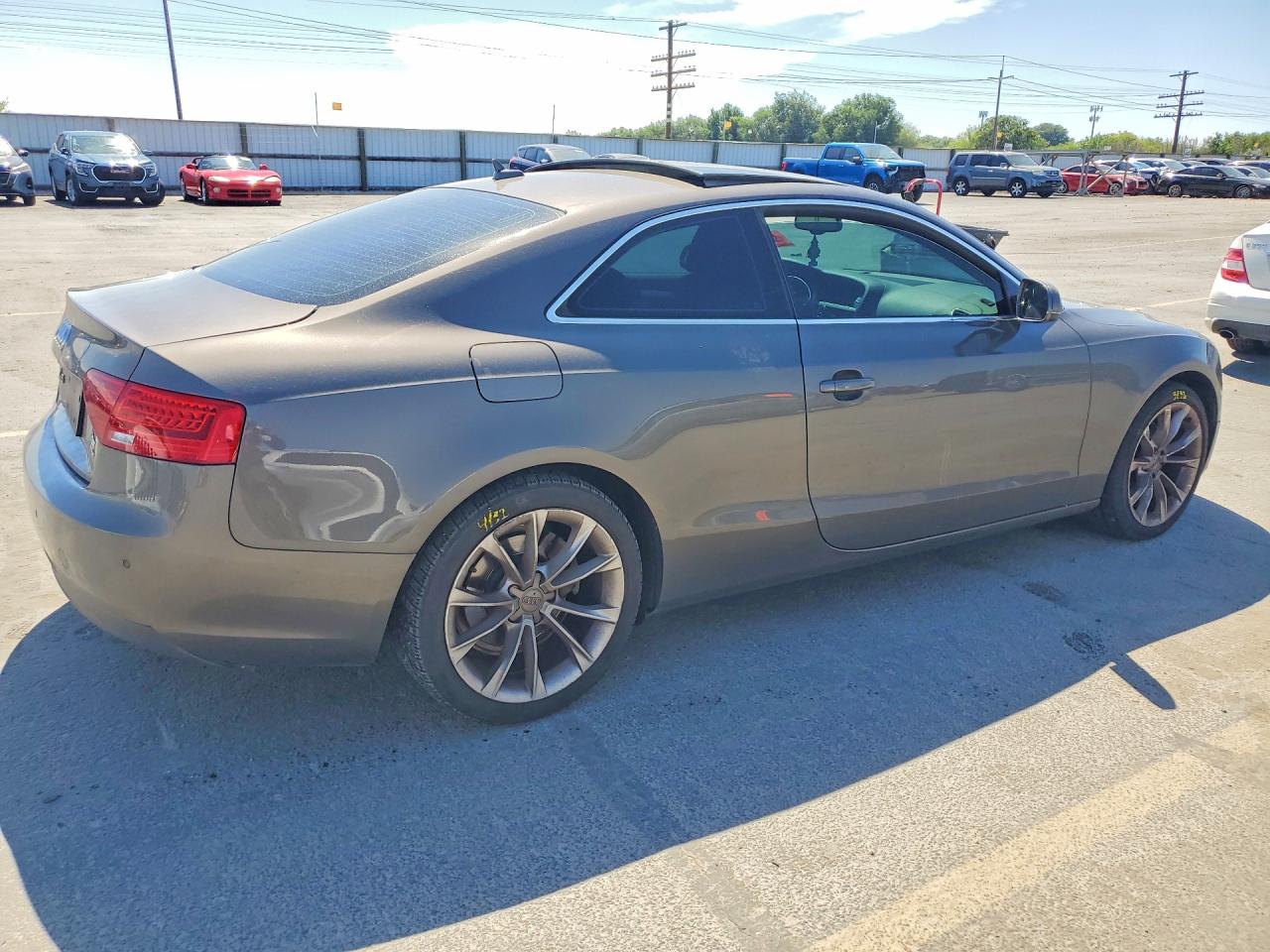 2014 Audi A5 Premium Plus Brown vin: WAULFAFR4EA019995