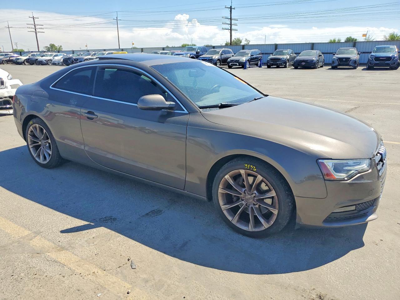 2014 Audi A5 Premium Plus Brown vin: WAULFAFR4EA019995
