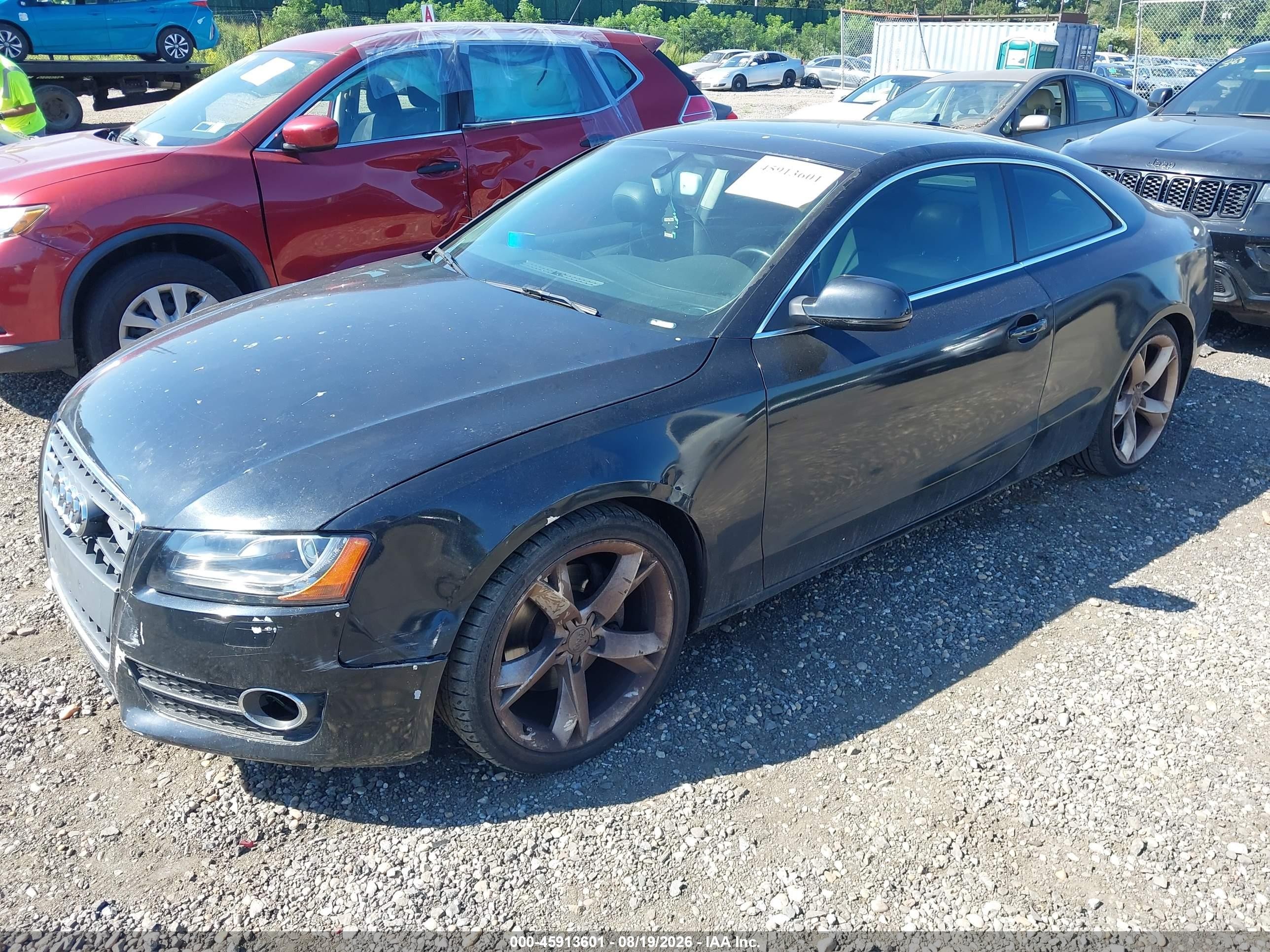 2012 Audi A5 2.0t Premium Plus Black vin: WAULFAFR5CA014463
