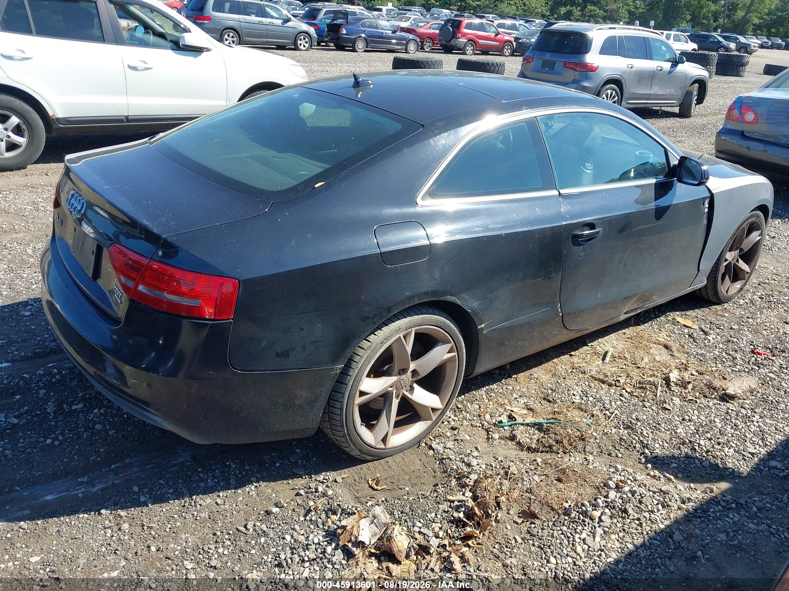 2012 Audi A5 2.0t Premium Plus Black vin: WAULFAFR5CA014463