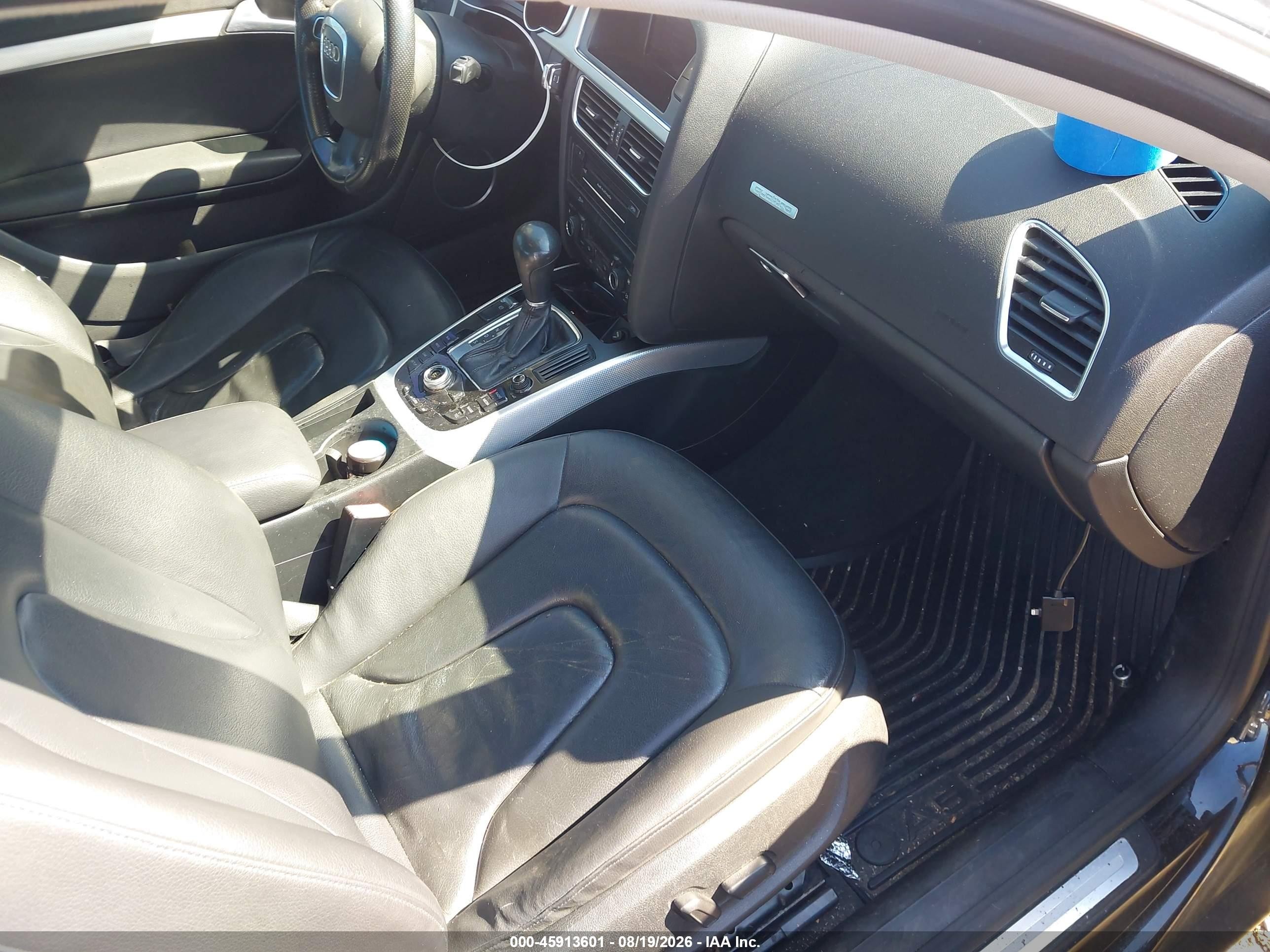 2012 Audi A5 2.0t Premium Plus Black vin: WAULFAFR5CA014463