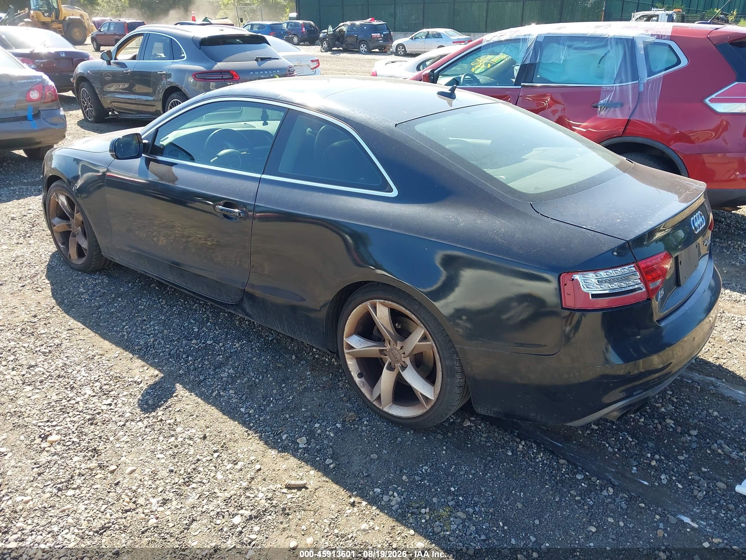 2012 Audi A5 2.0t Premium Plus Black vin: WAULFAFR5CA014463