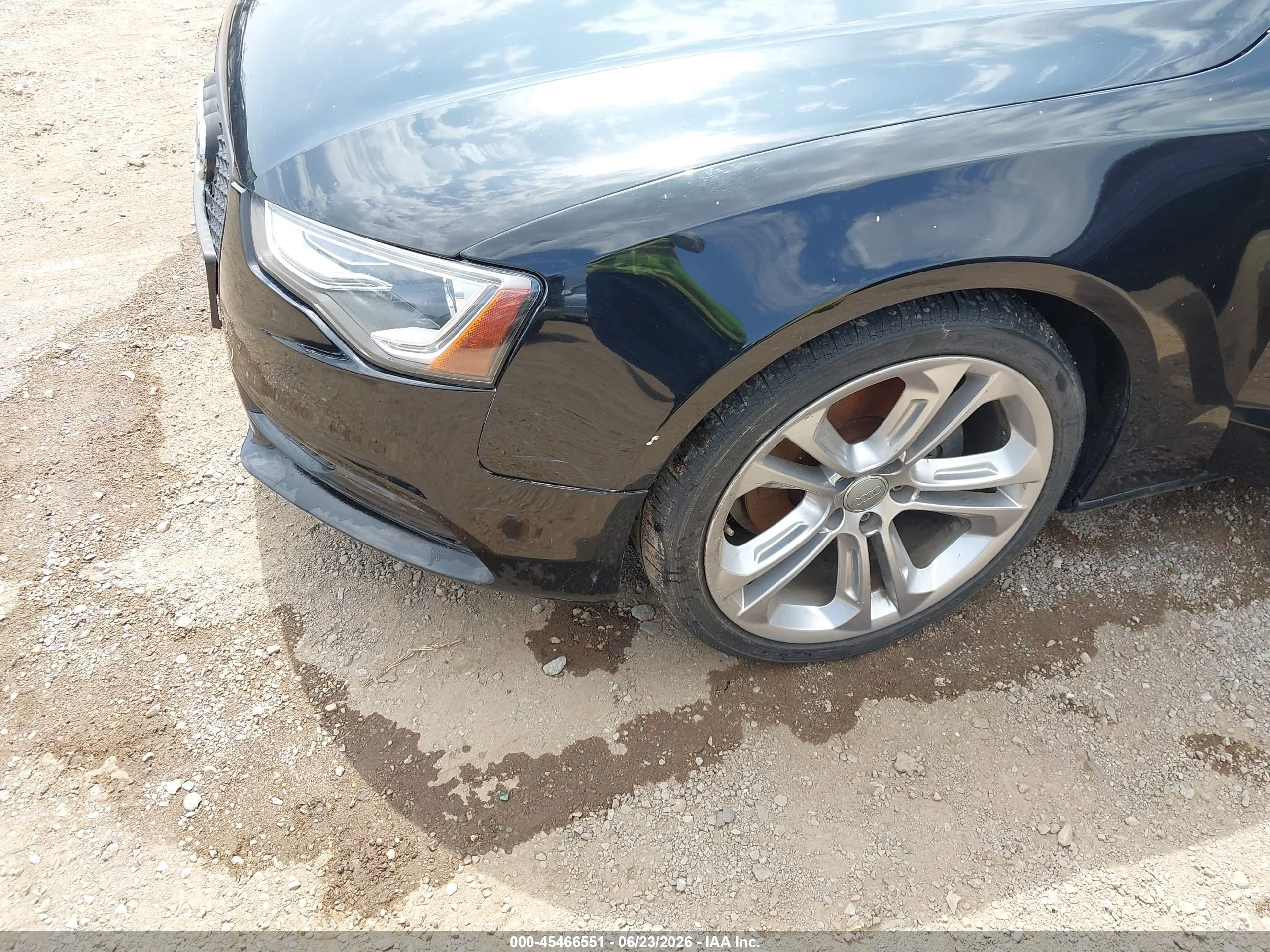 2013 Audi A5 2.0t Premium Black vin: WAULFAFR5DA031684
