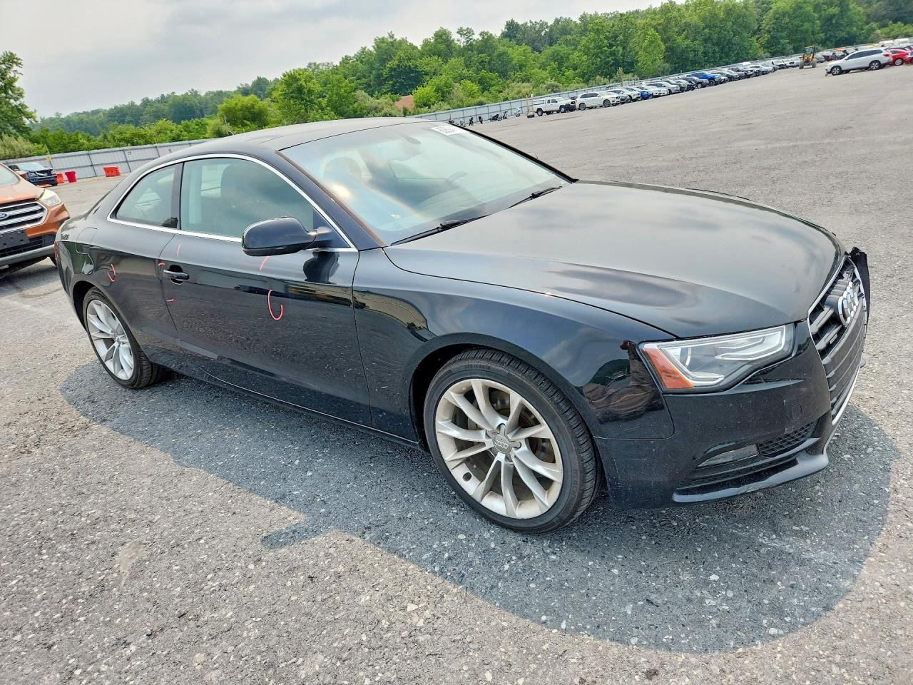2013 Audi A5 Premium Plus Black vin: WAULFAFR5DA070324